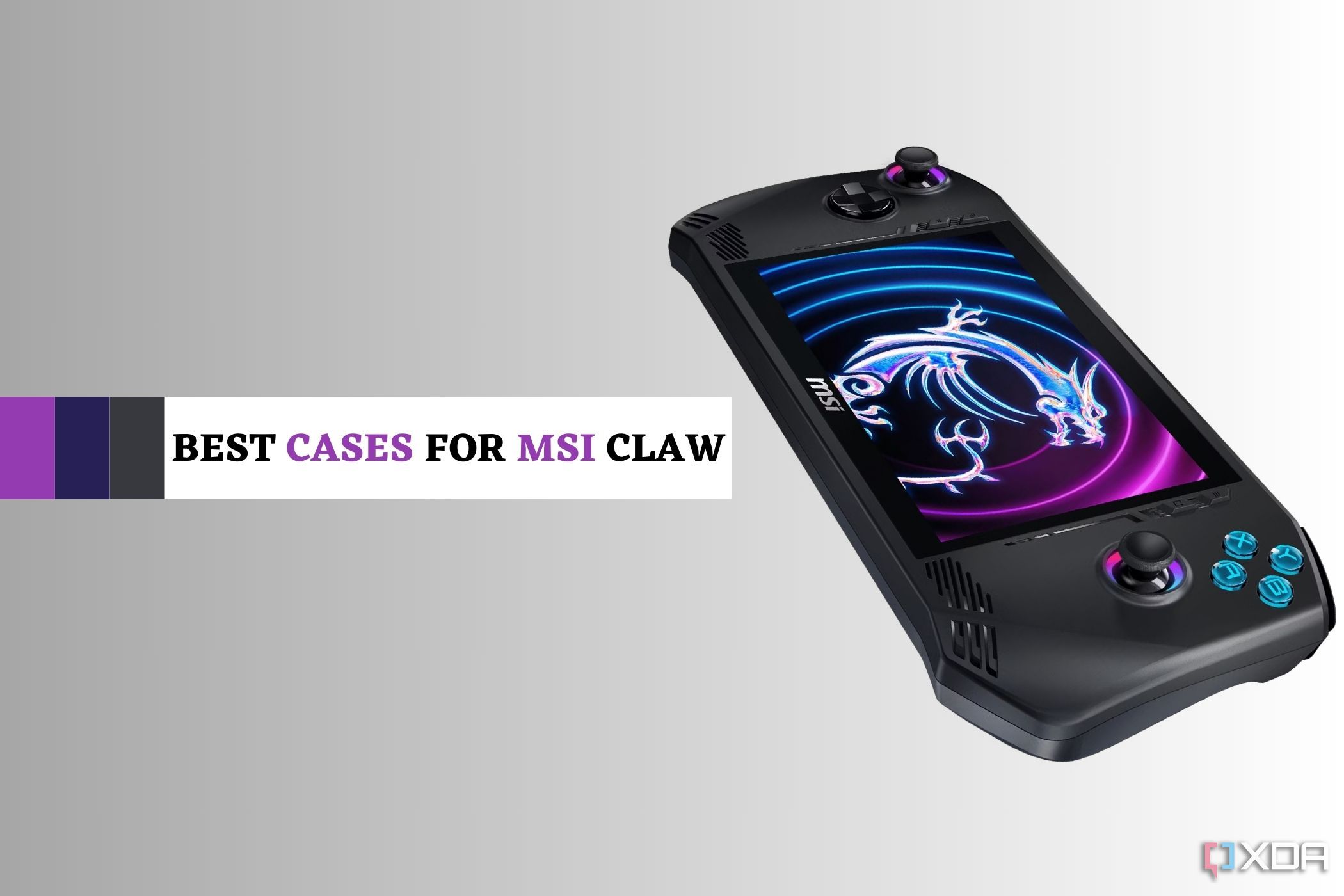 Imagen destacada de los mejores estuches para MSI Claw