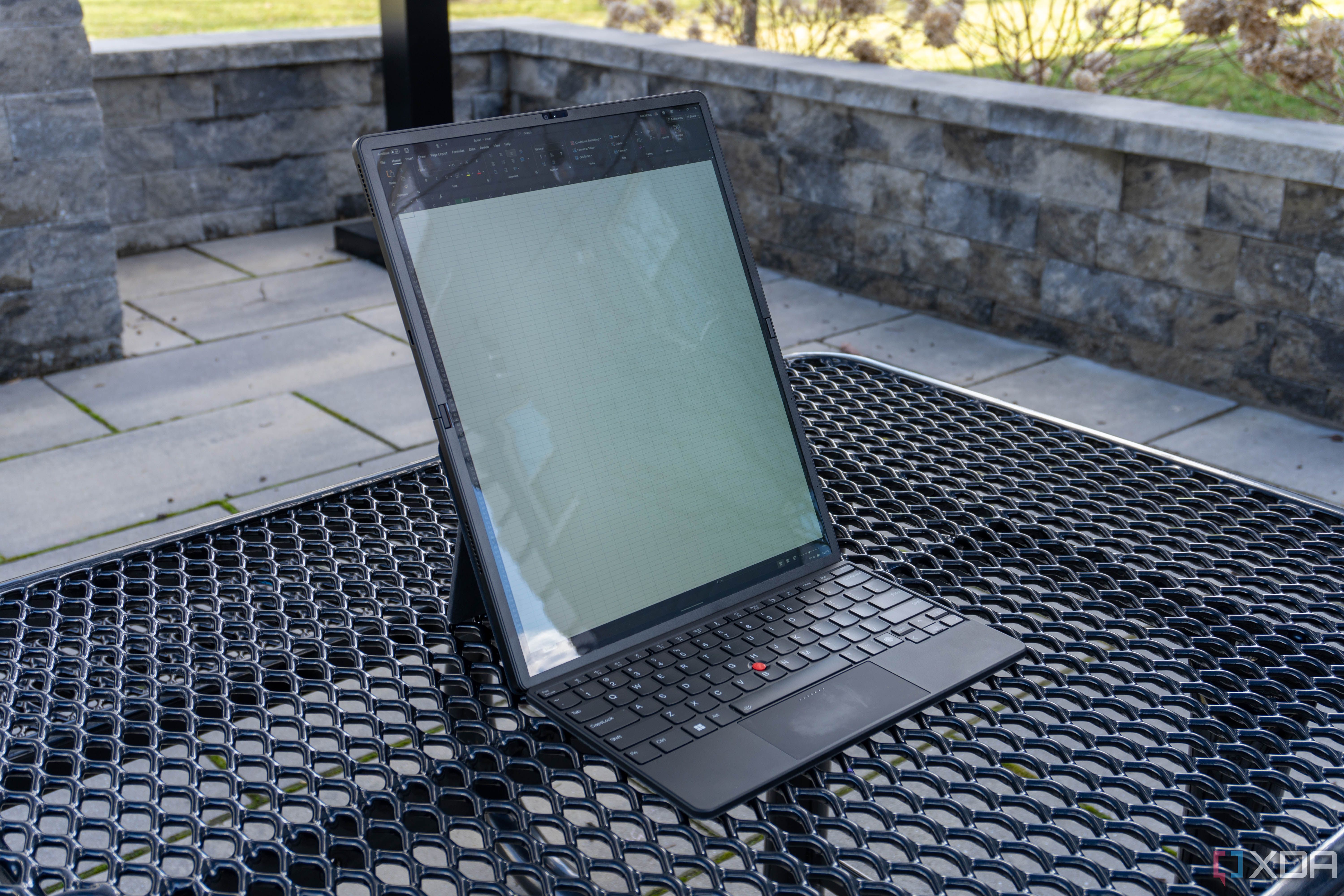 Lenovo ThinkPad X1 Fold Gen 2 in portrait mode