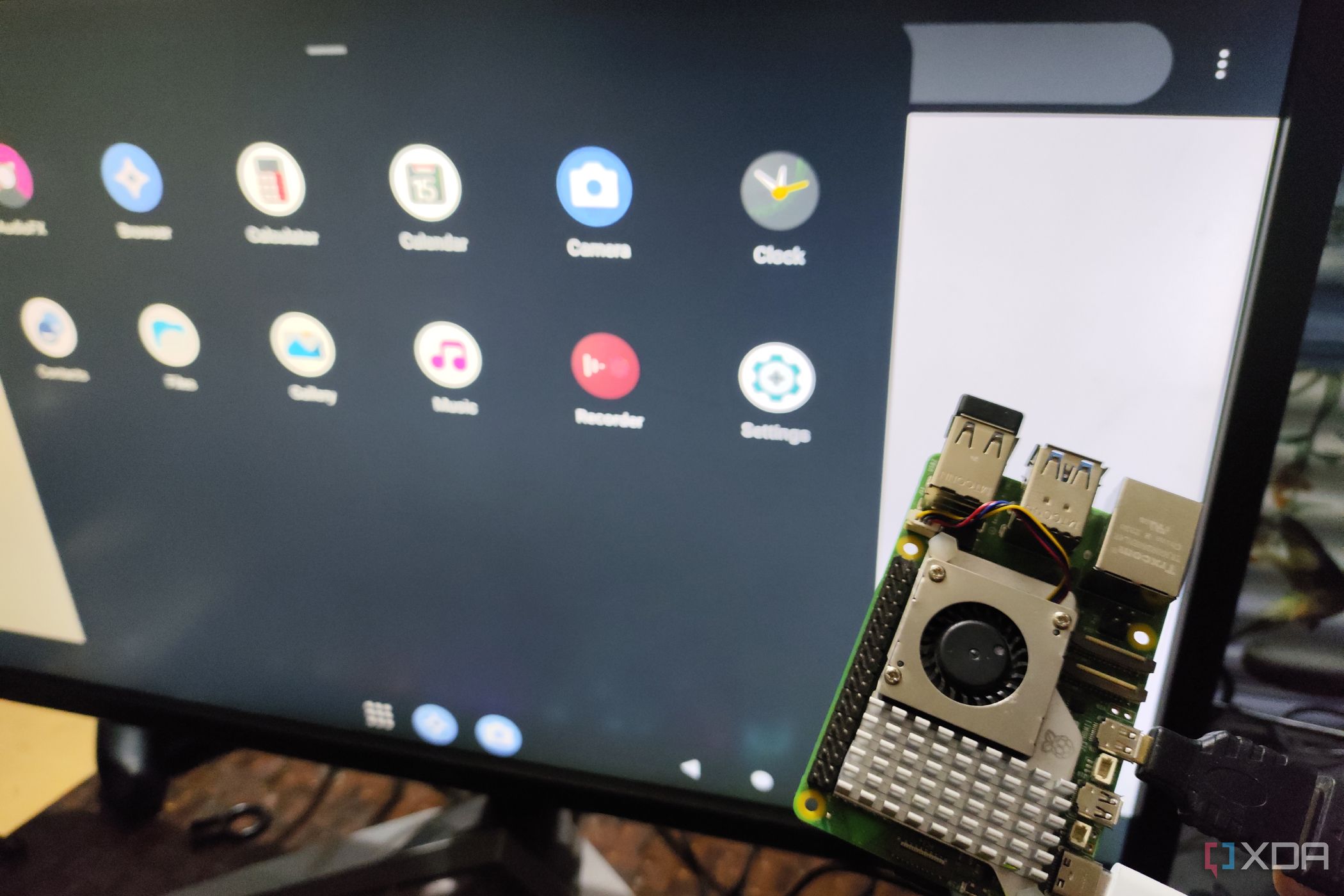 A Raspberry Pi 5 running LineageOS