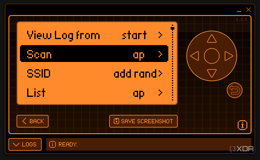 Puntos de acceso de escaneo Flipper Zero