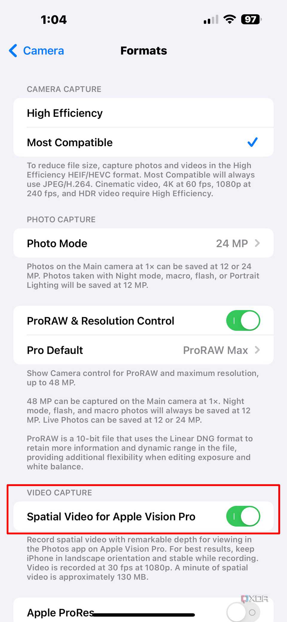 Iphone Camera Function How to use the Pro camera mode on your iPhone