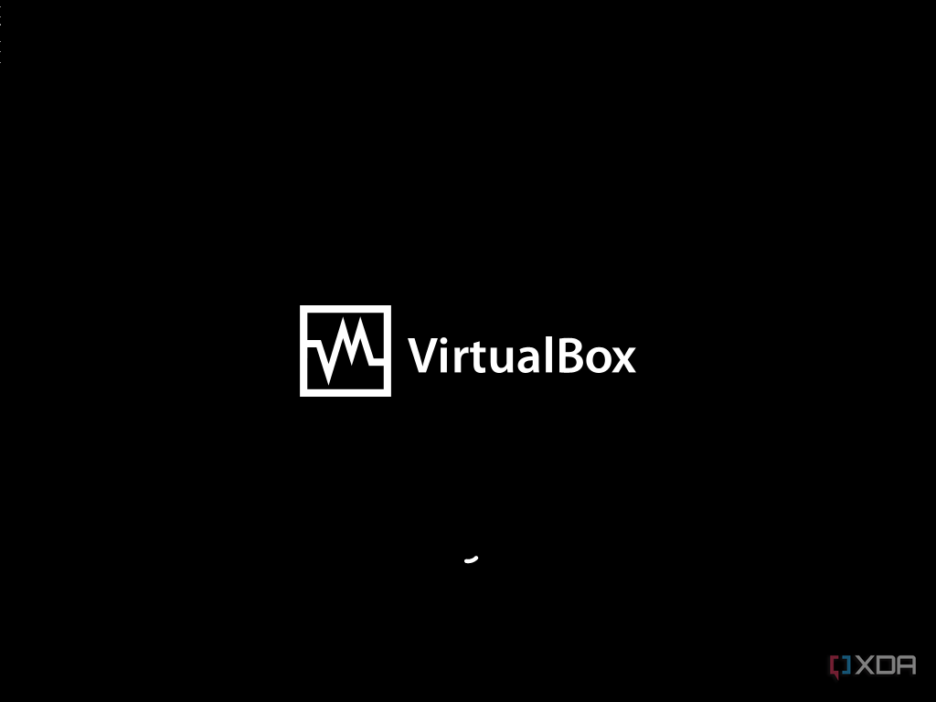 Una pantalla de arranque para una máquina virtual de Windows 11