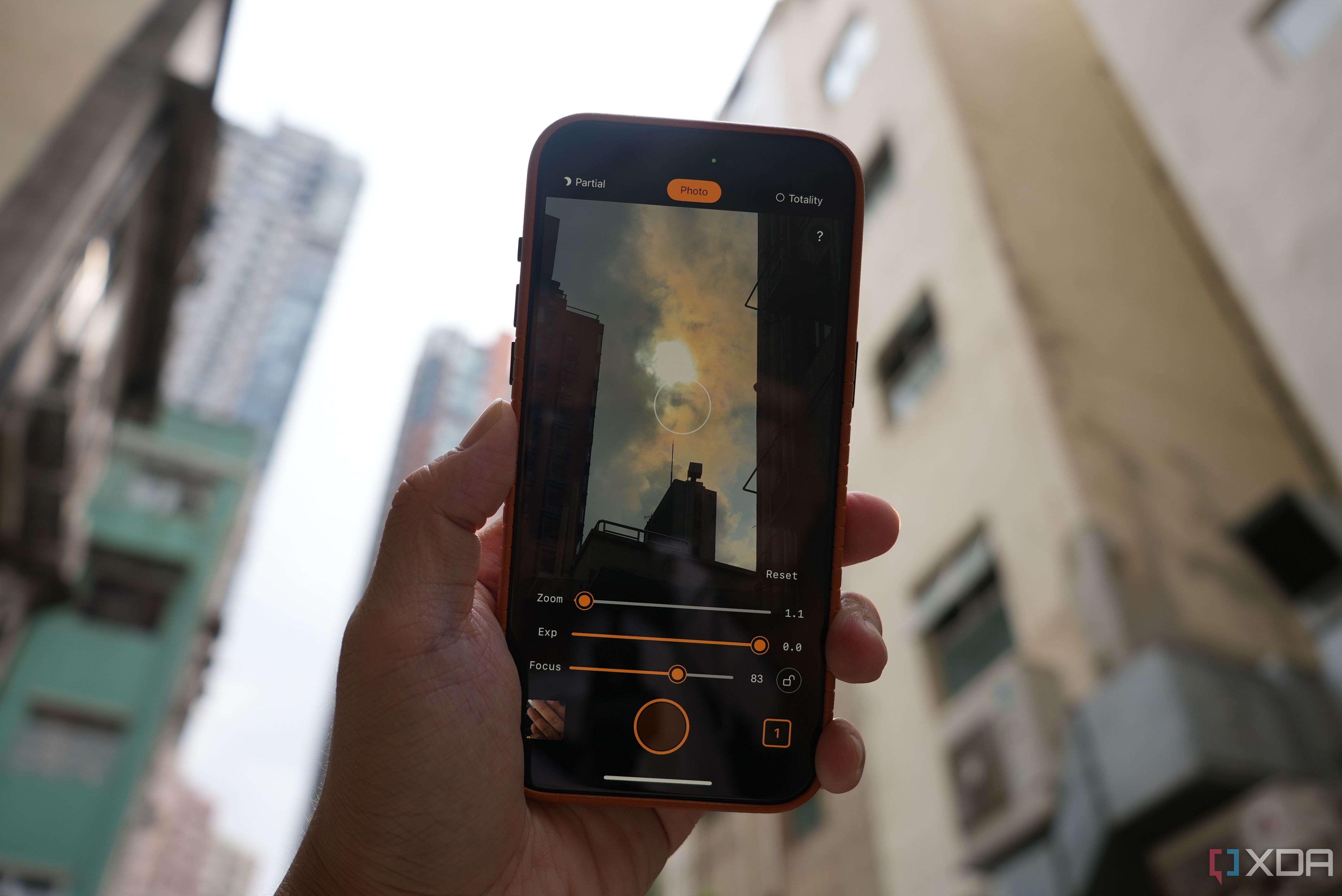 Solar Pro app on an iPhone 15 Pro Max