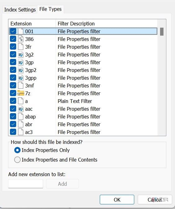 Ocultar el tipo de archivo en Windows