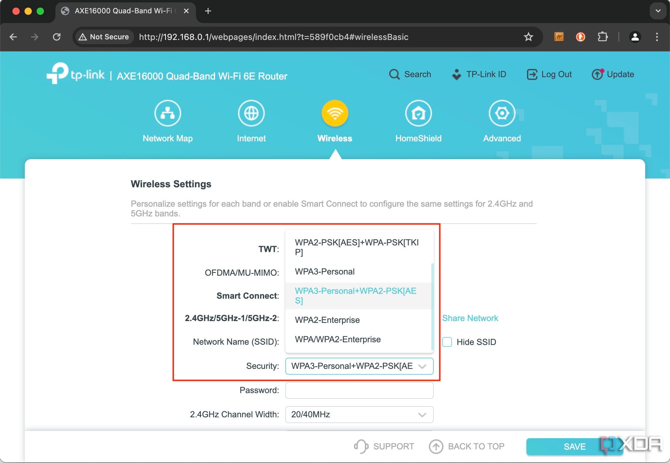 Cómo configurar las opciones de seguridad de la pantalla del enrutador