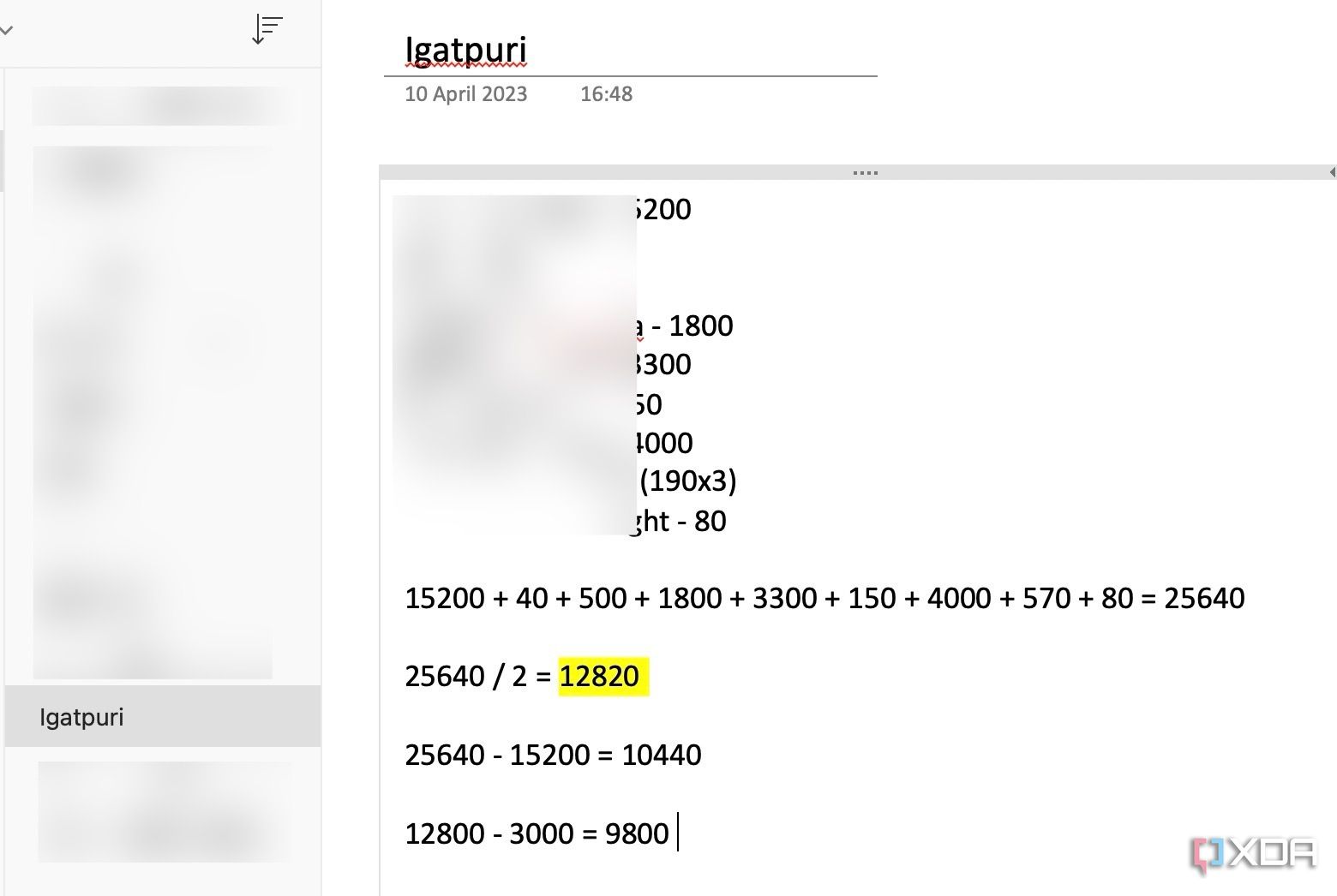 Ecuaciones matemáticas en OneNote