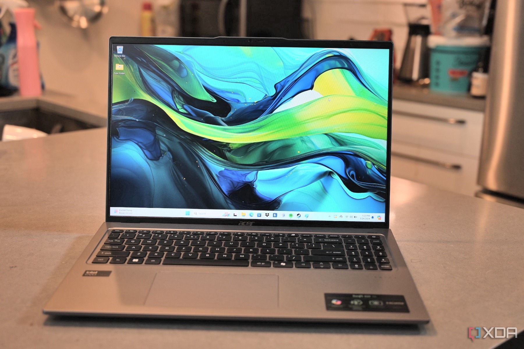 Front shot of Acer Swift Go 16 (2024)