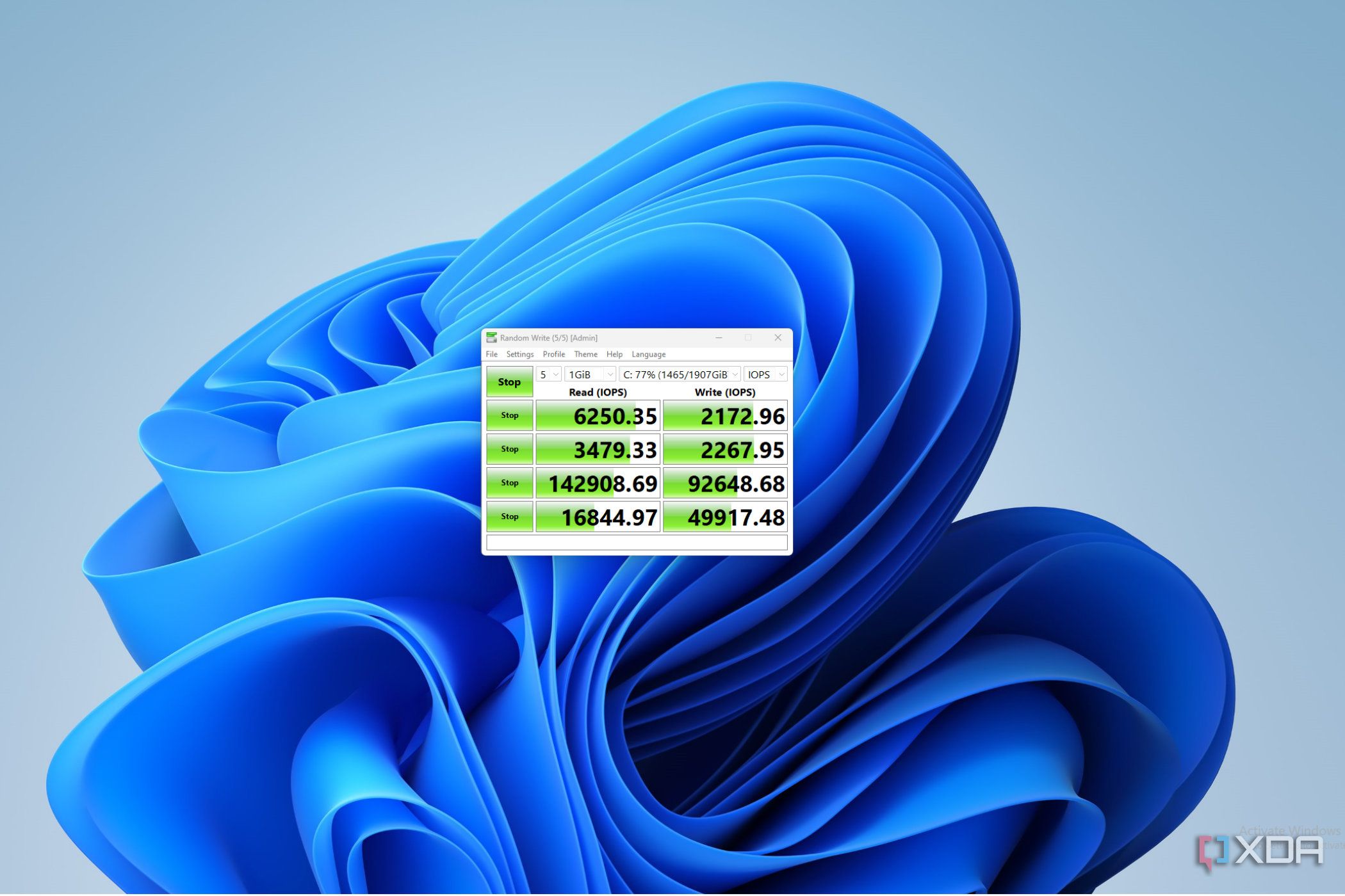 crystaldiskmark iops