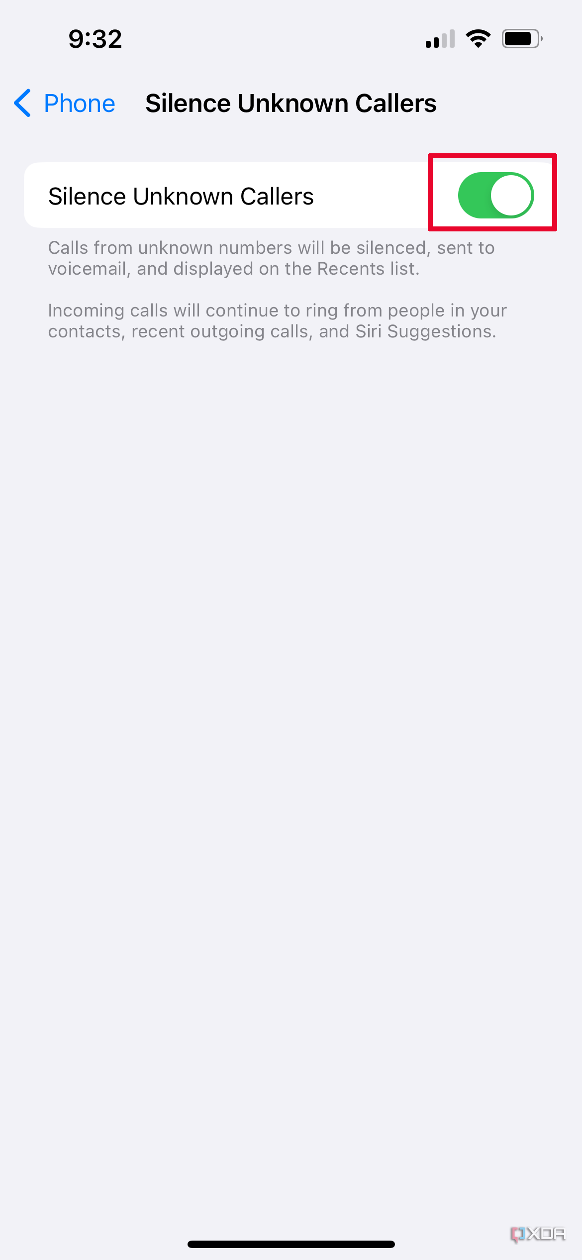 How to block No Caller ID on iPhone