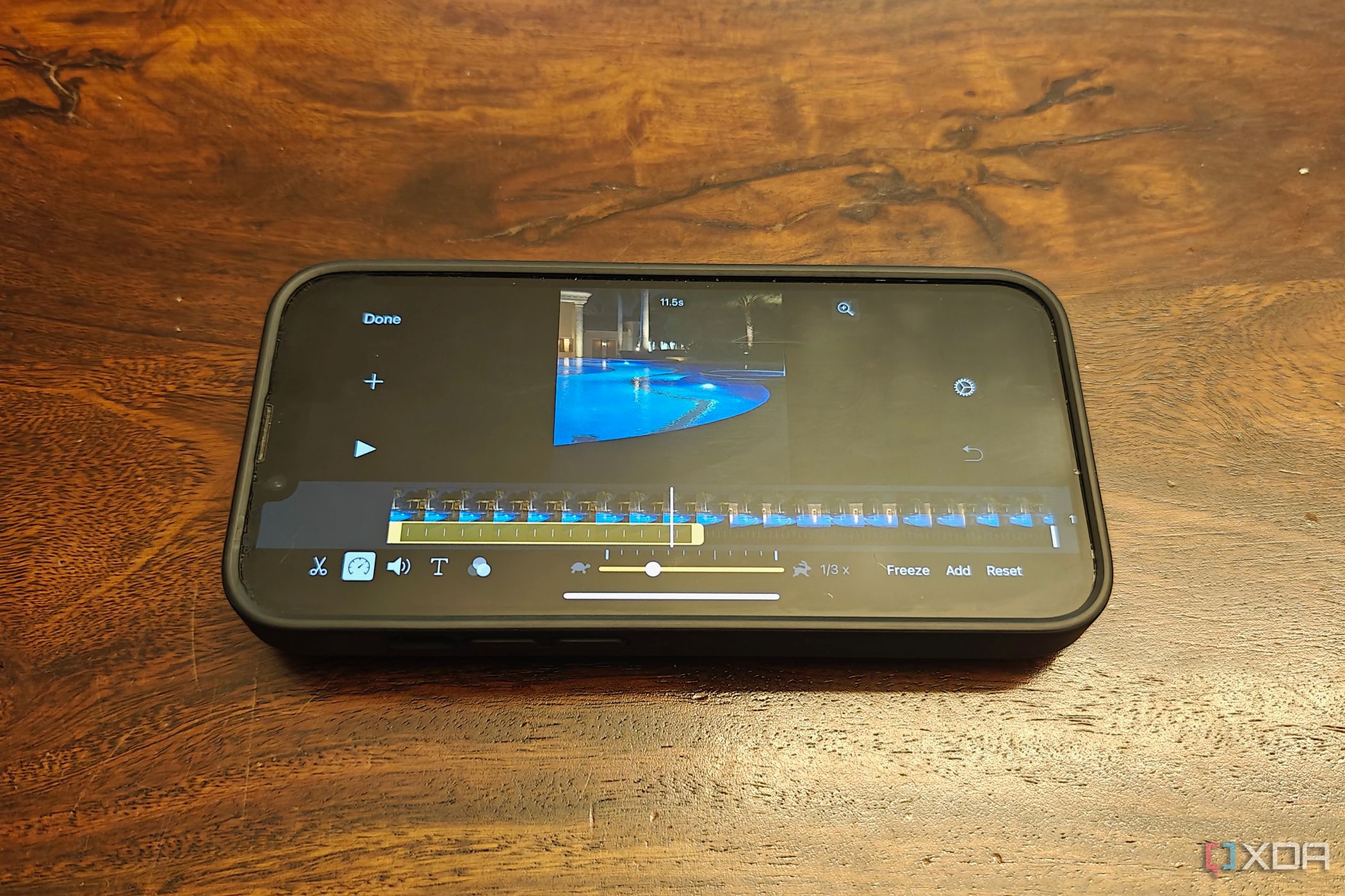 How to speed up a video on iPhone