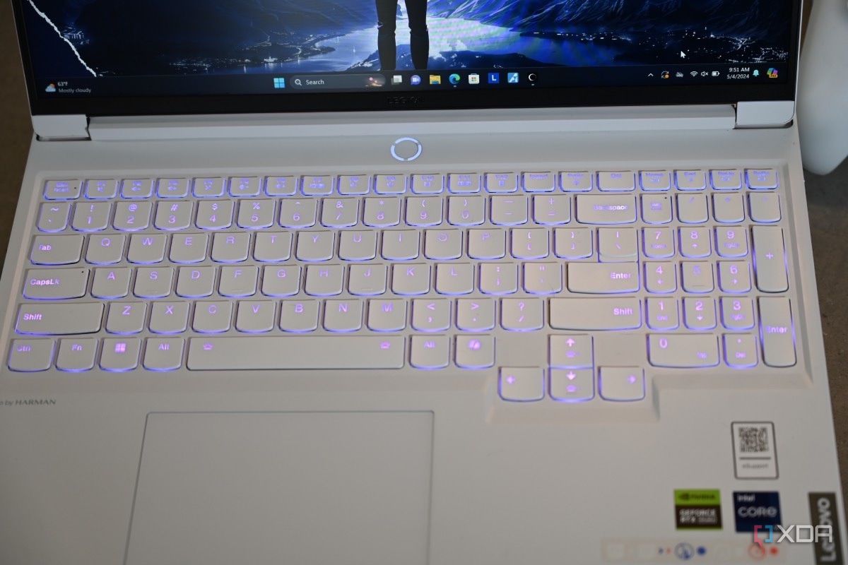 Teclado retroiluminado RGB para Lenovo Legion 7i 16 de 9.ª generación