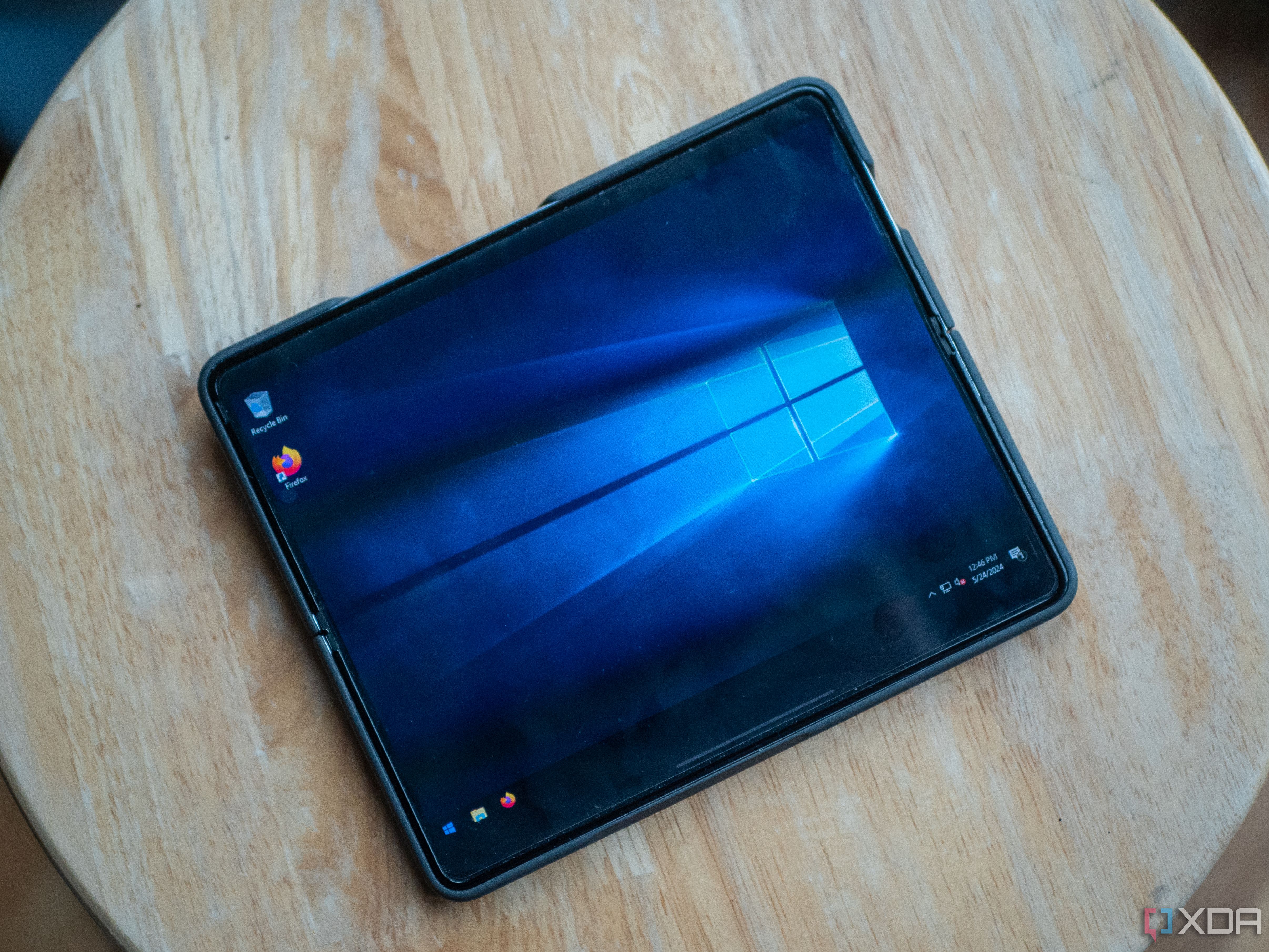 Escritorio de Windows 10 en el Samsung Galaxy Z Fold 5