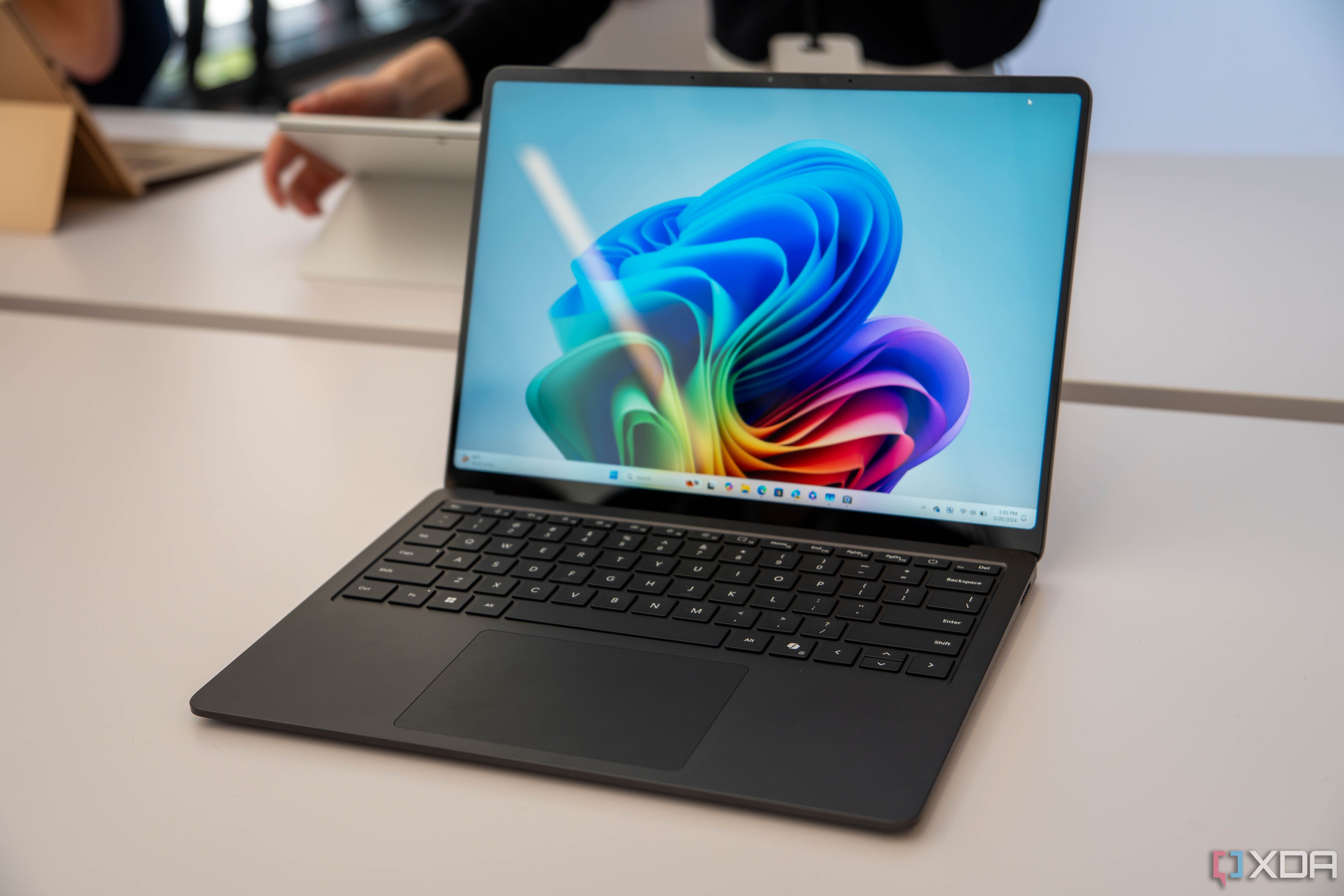 Surface Laptop 7 on a table.