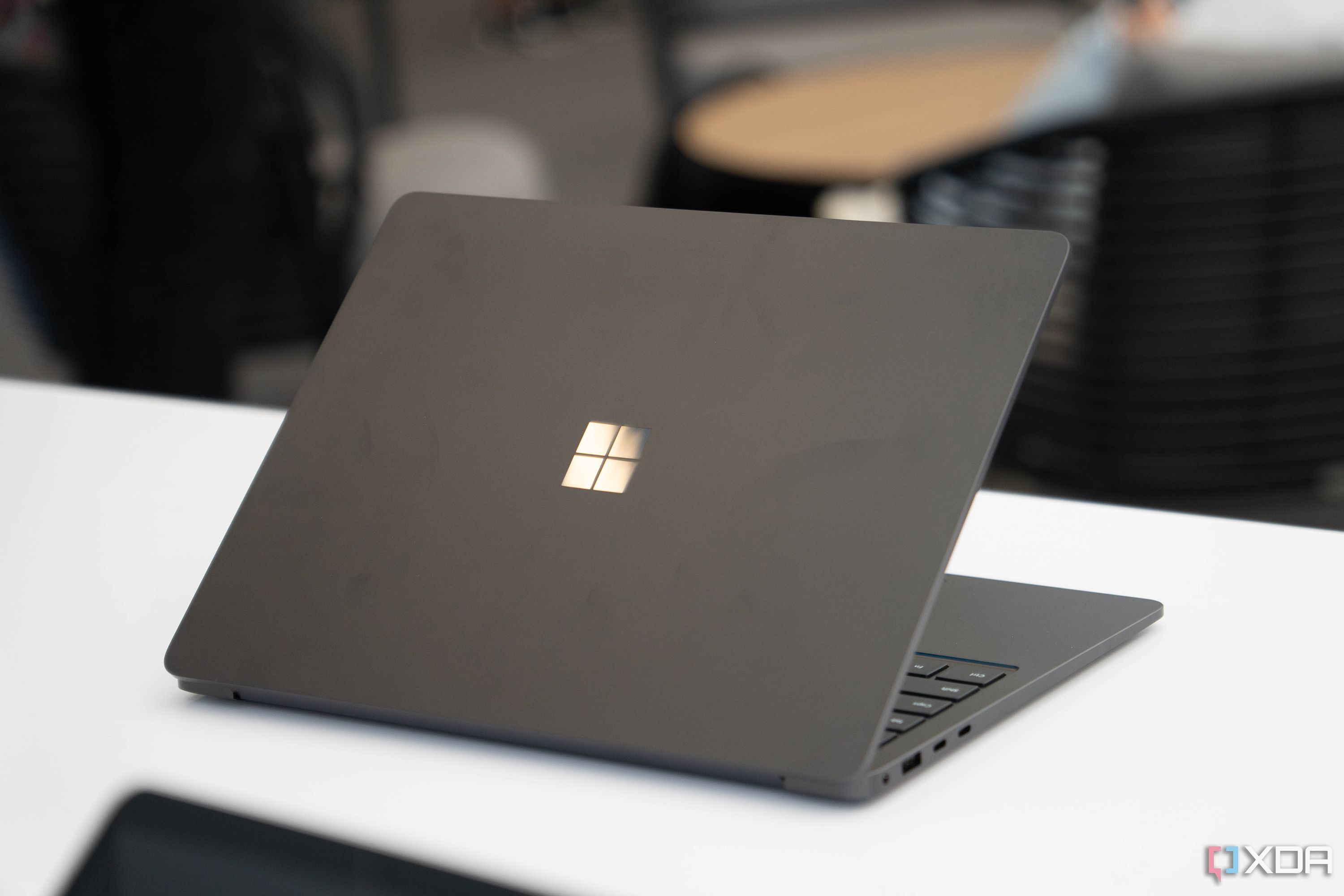 Surface Laptop 7 on a table.