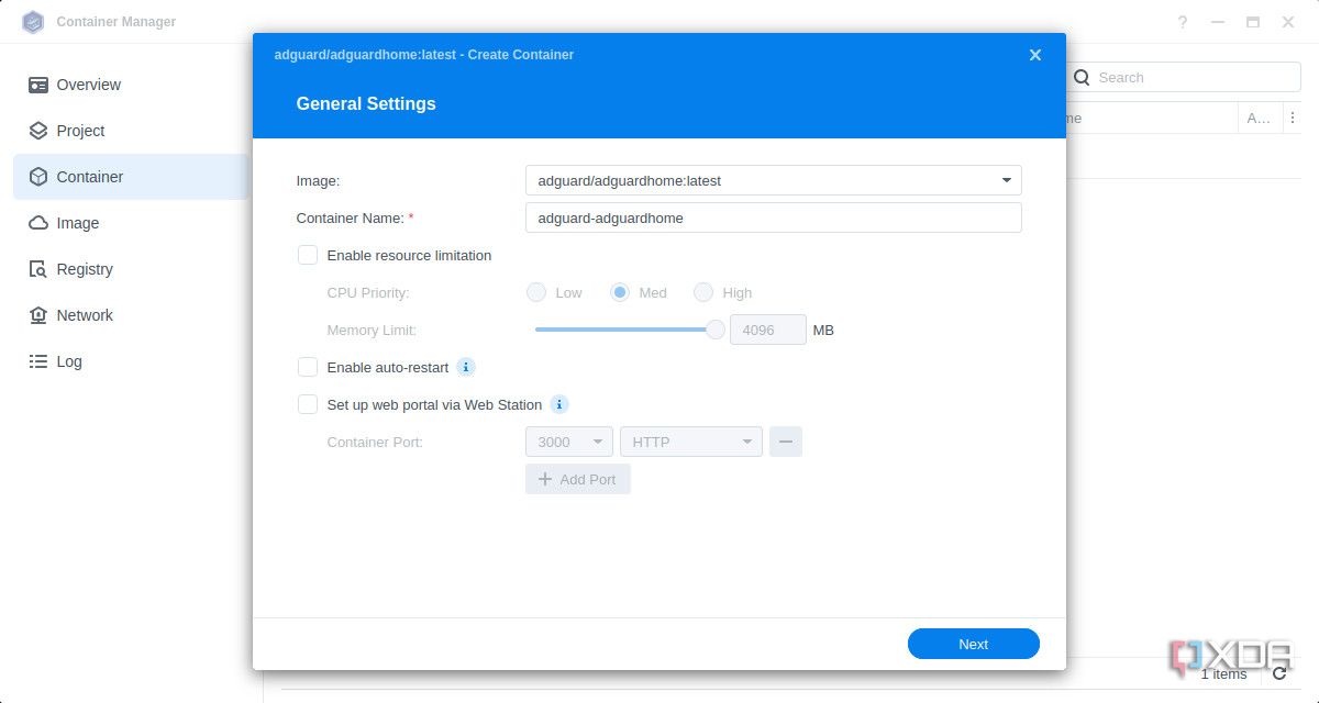 Instalación de AdGuard en Synology DSM 7