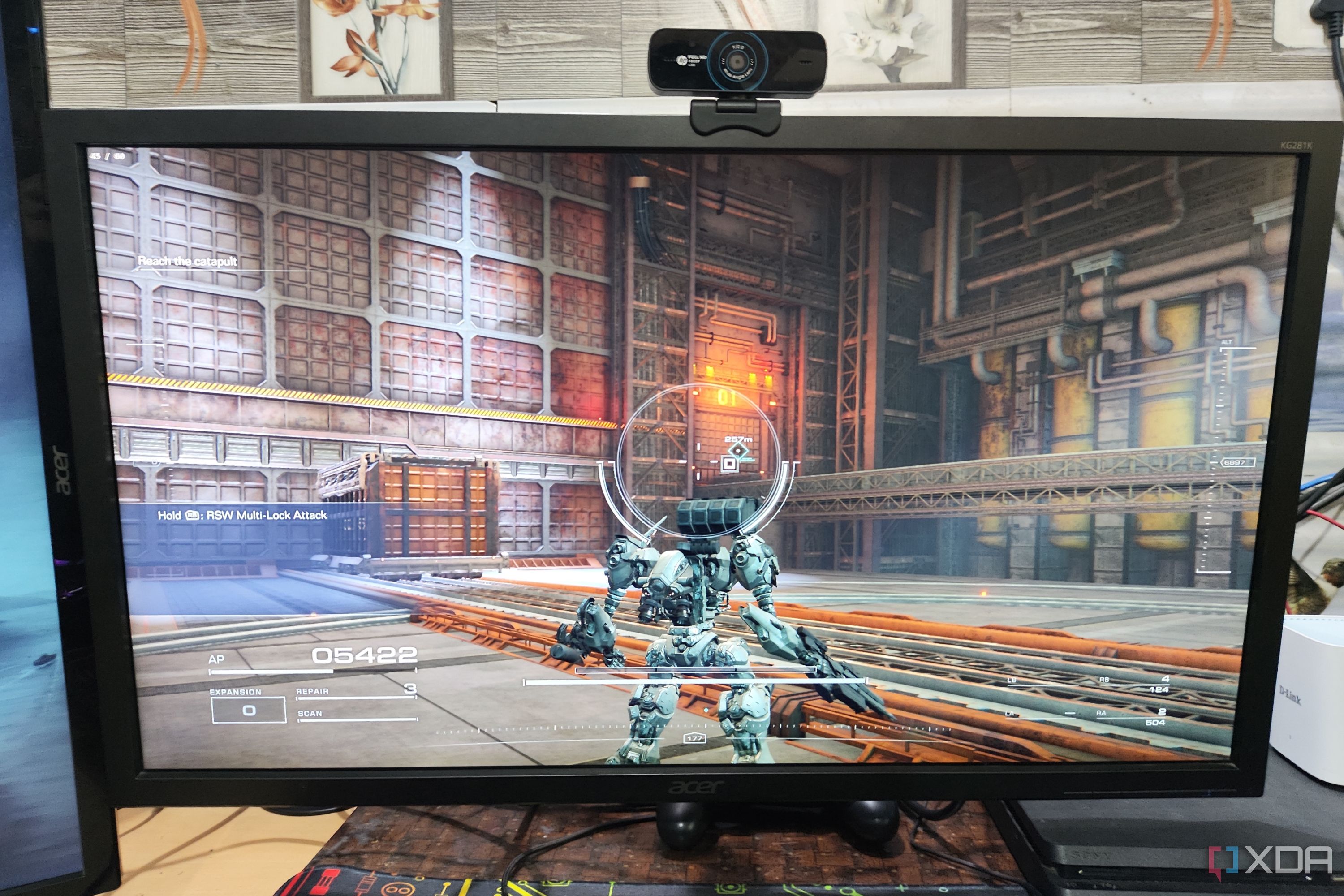 Una PC ejecutando Armored Core VI a 1440p 60FPS con la ayuda de Lossless Scaling