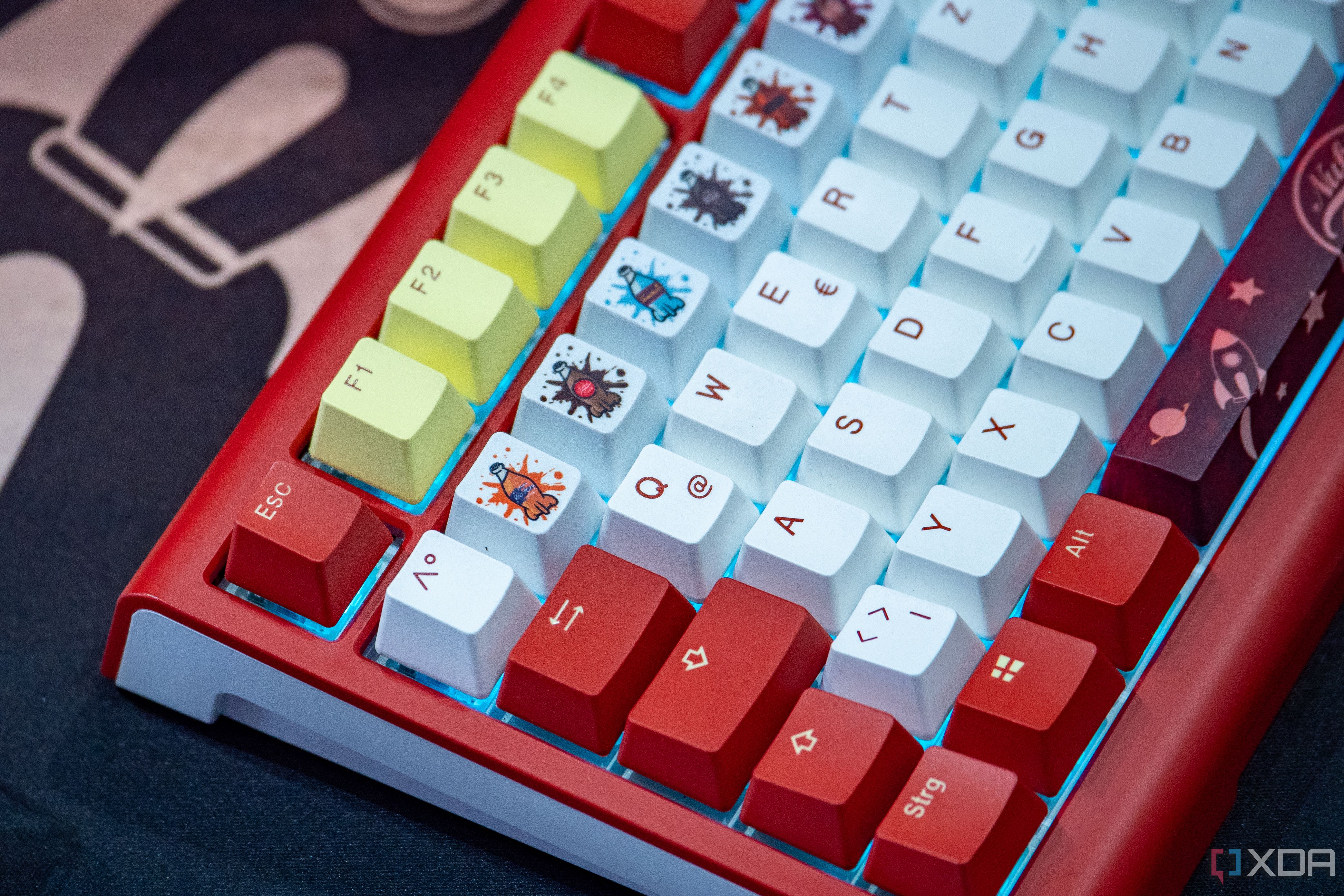 Ducky Nuka Cola Fallout keycaps