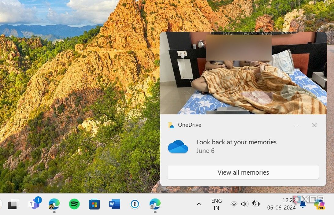 Windows notifications