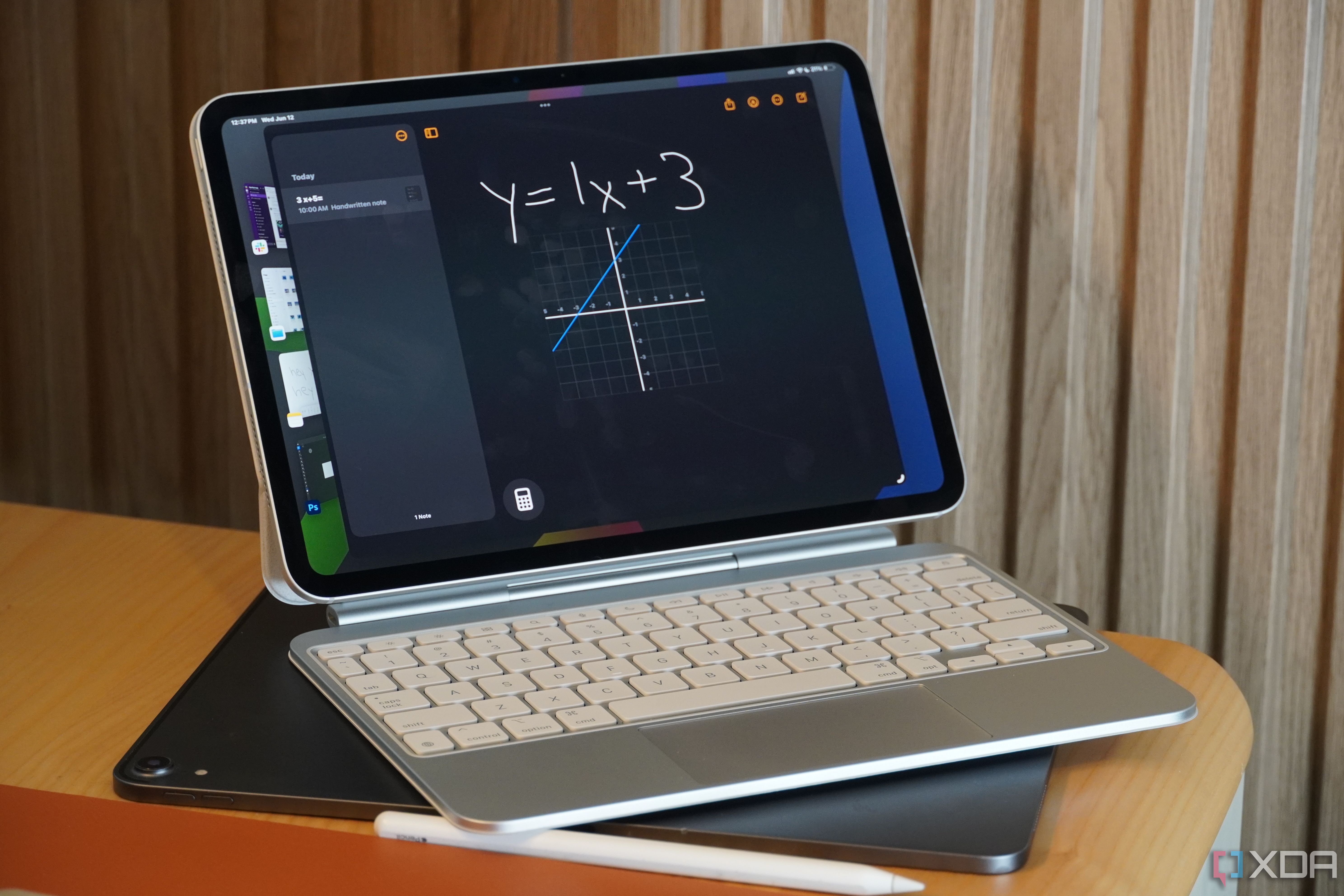 Math Notes on an iPad.