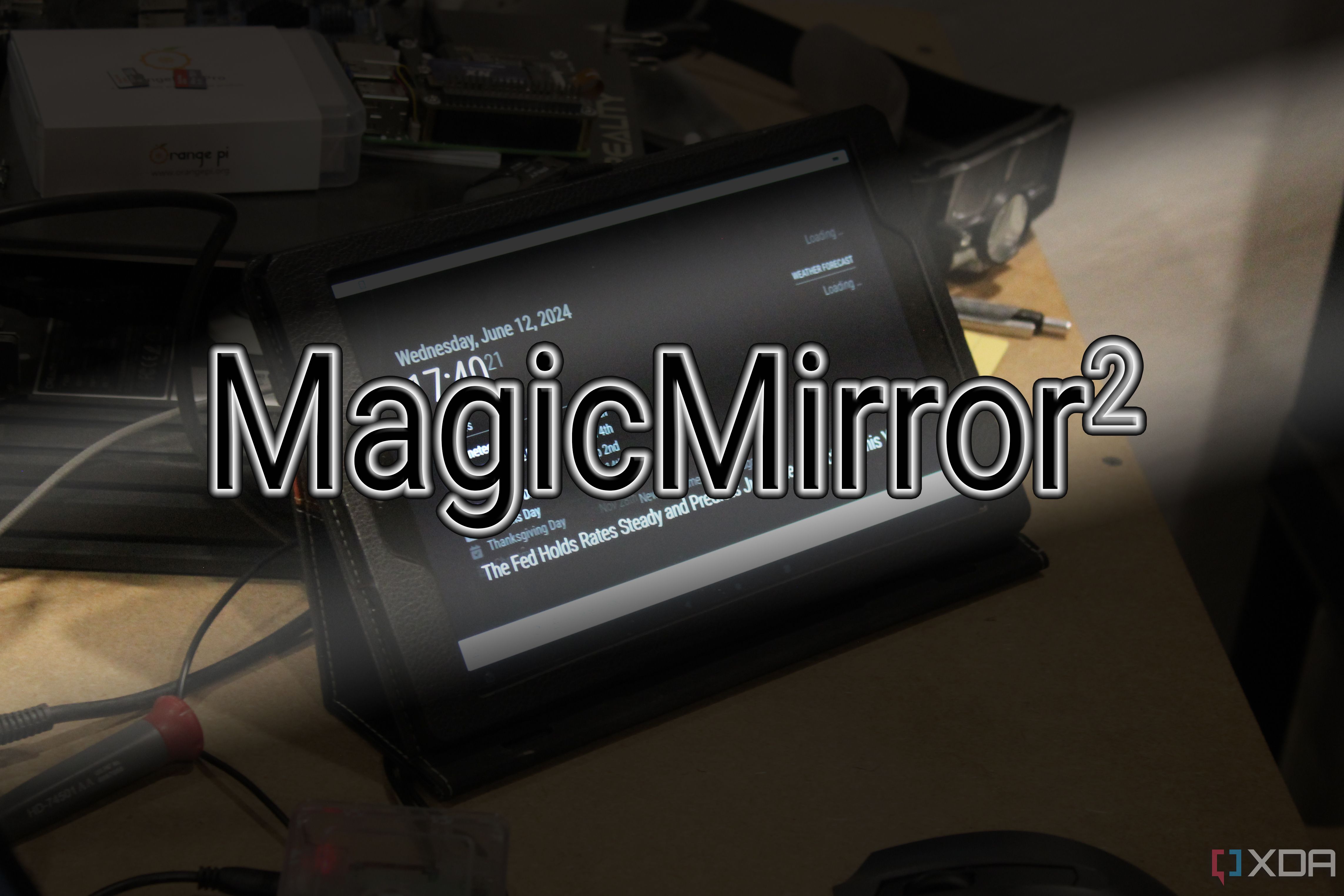 How I used MagicMirror to turn an old tablet into a smart home dashboard