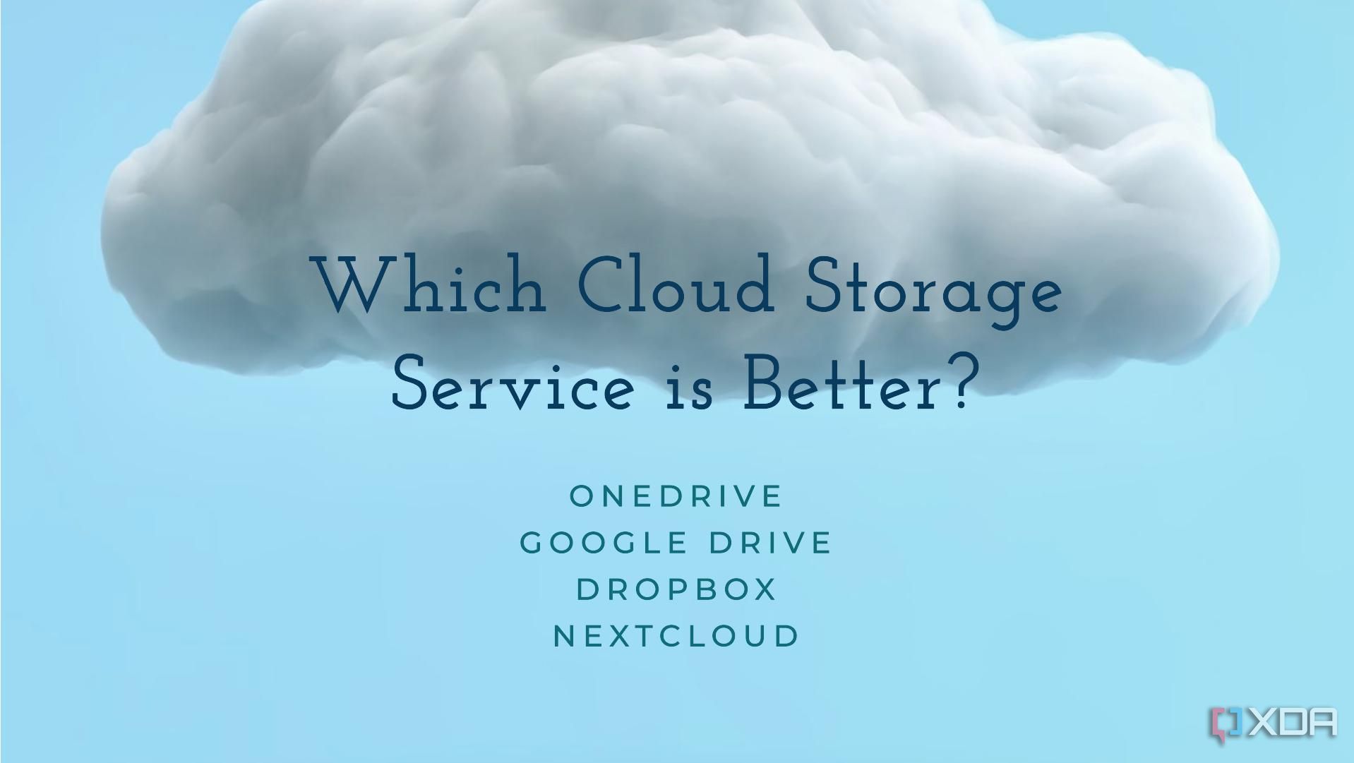 Which cloud storage service is better