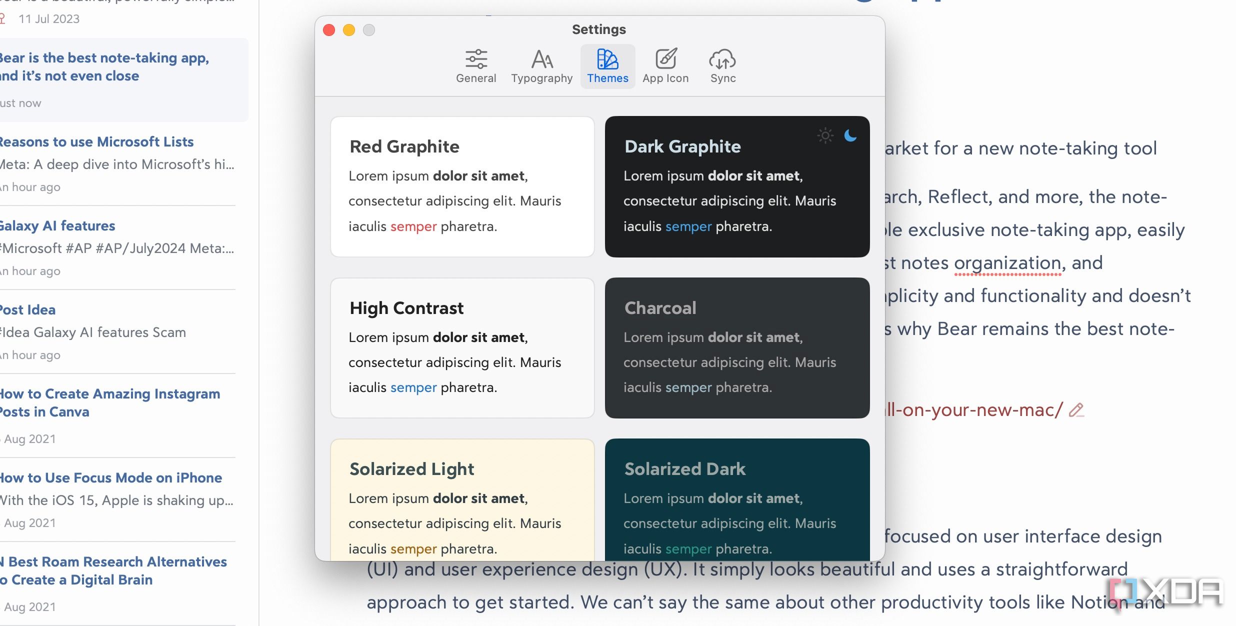 Bear is the best note-taking app, without a doubt