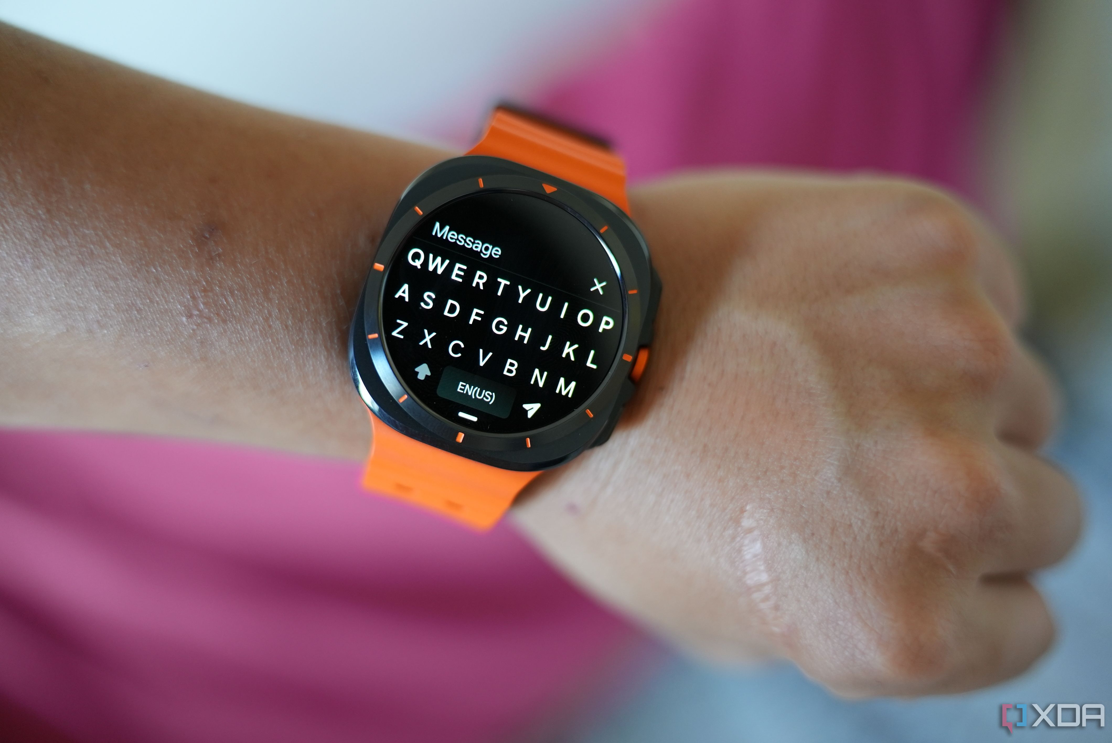 Galaxy watch active send text stashable messages