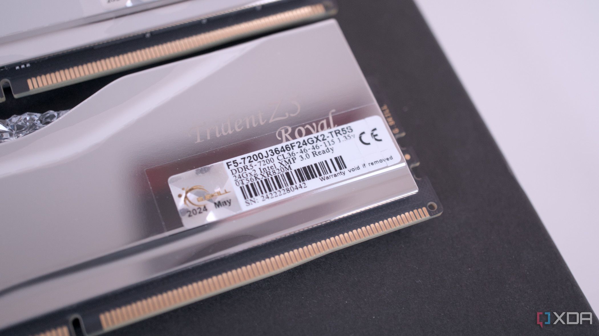 Especificaciones de la G.Skill Trident Z5 Royal DDR5-7200