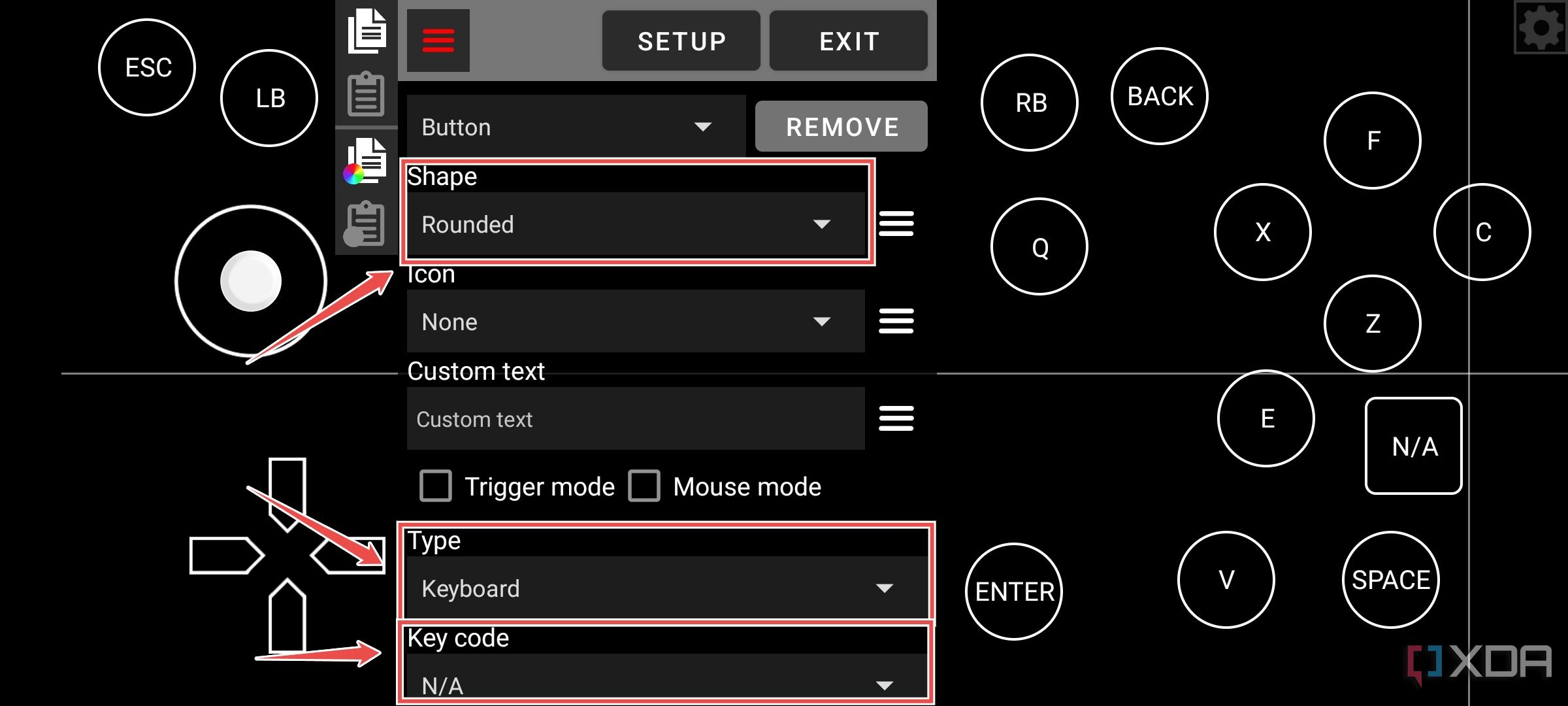 El procedimiento para configurar un nuevo controlador en pantalla en InputBridge