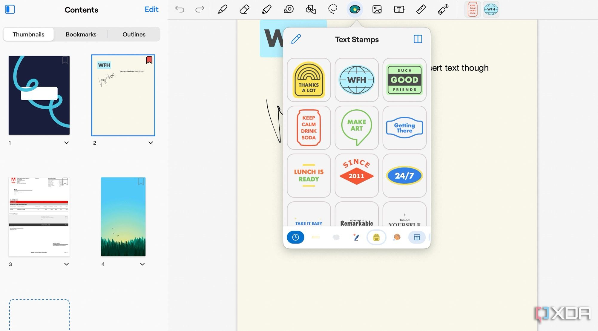 Personalización de Goodnotes