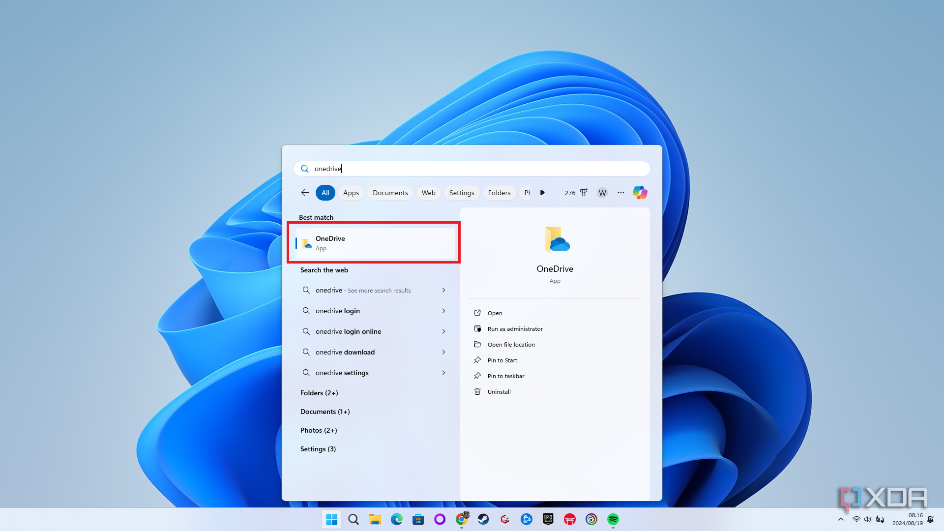 How to sign into OneDrive