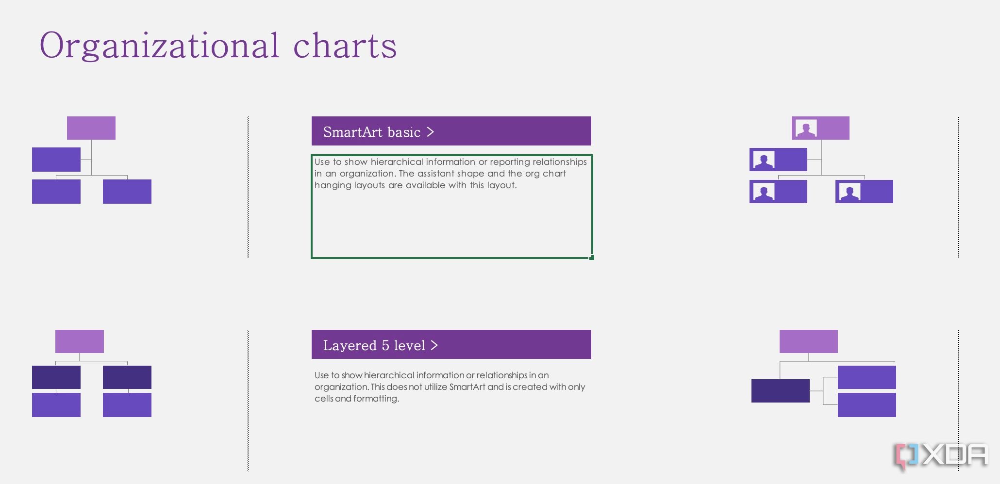 organigrama en microsoft excel