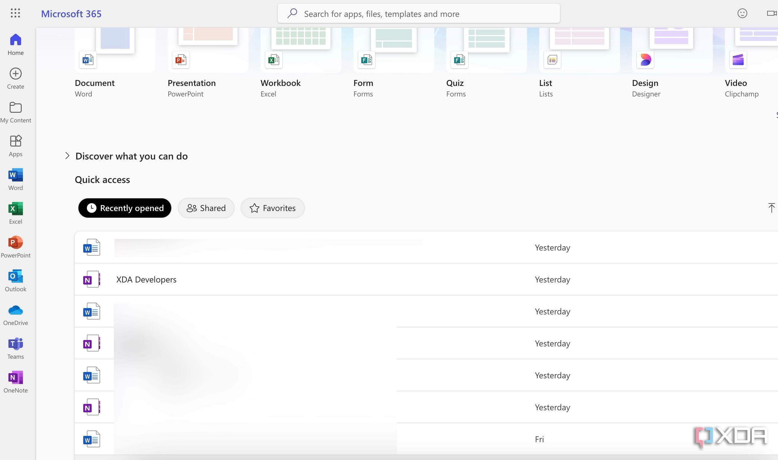 Microsoft 365 ecosystem