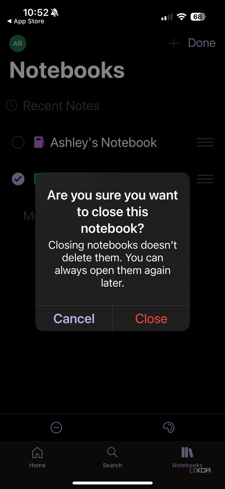 How to delete a notebook in OneNote