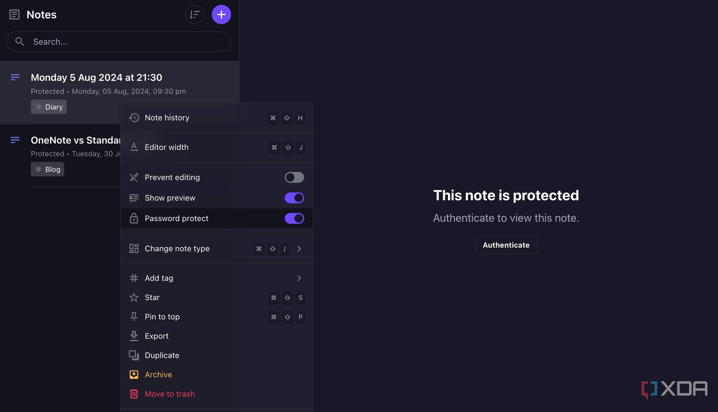 Onenote Vs Standard Notes Which Note Taking App Is Better