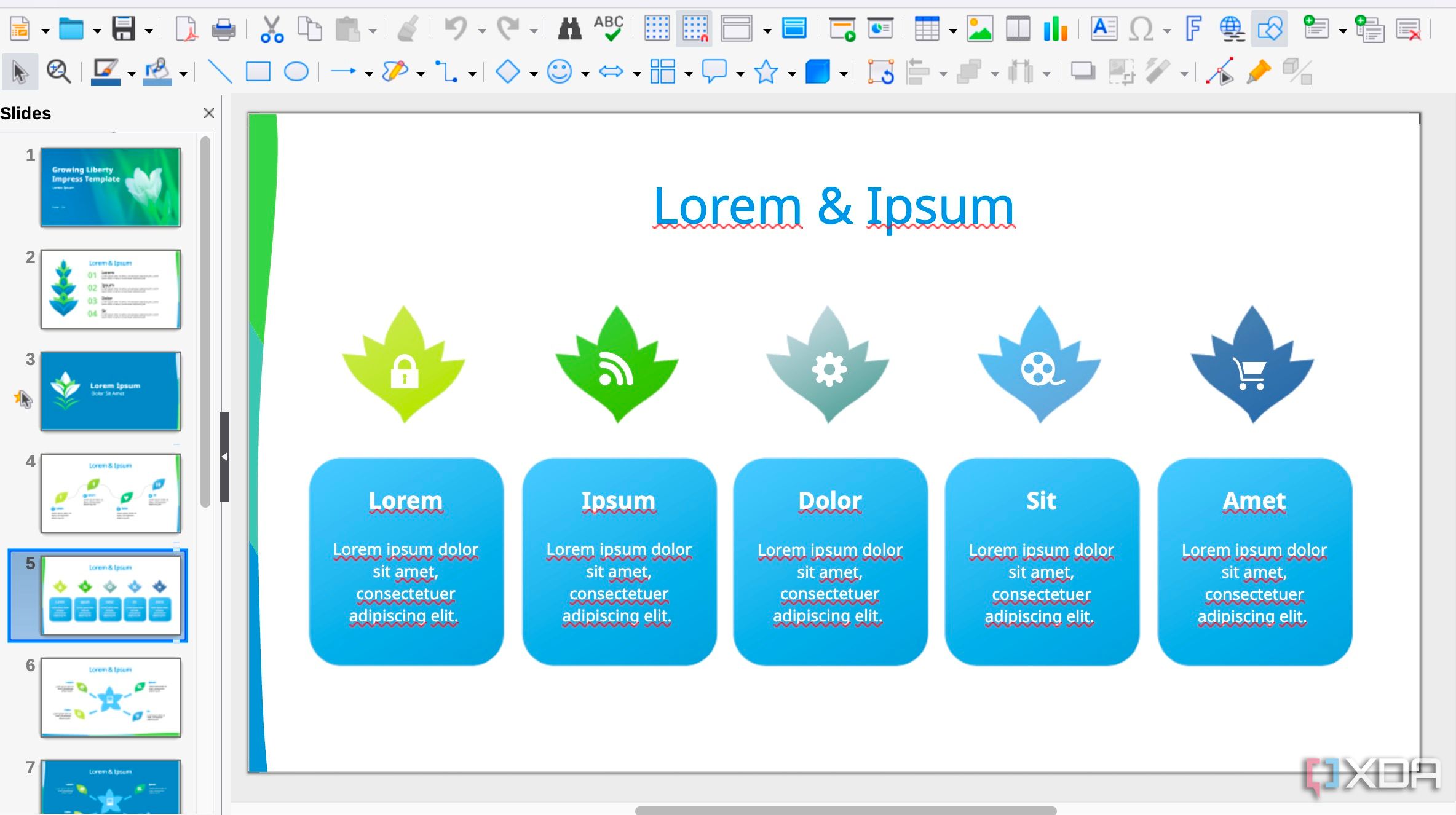 Crear presentación en LibreOffice