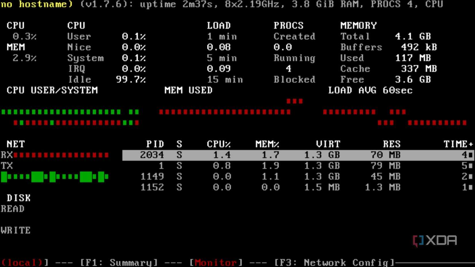 Talos Linux running on a server PC