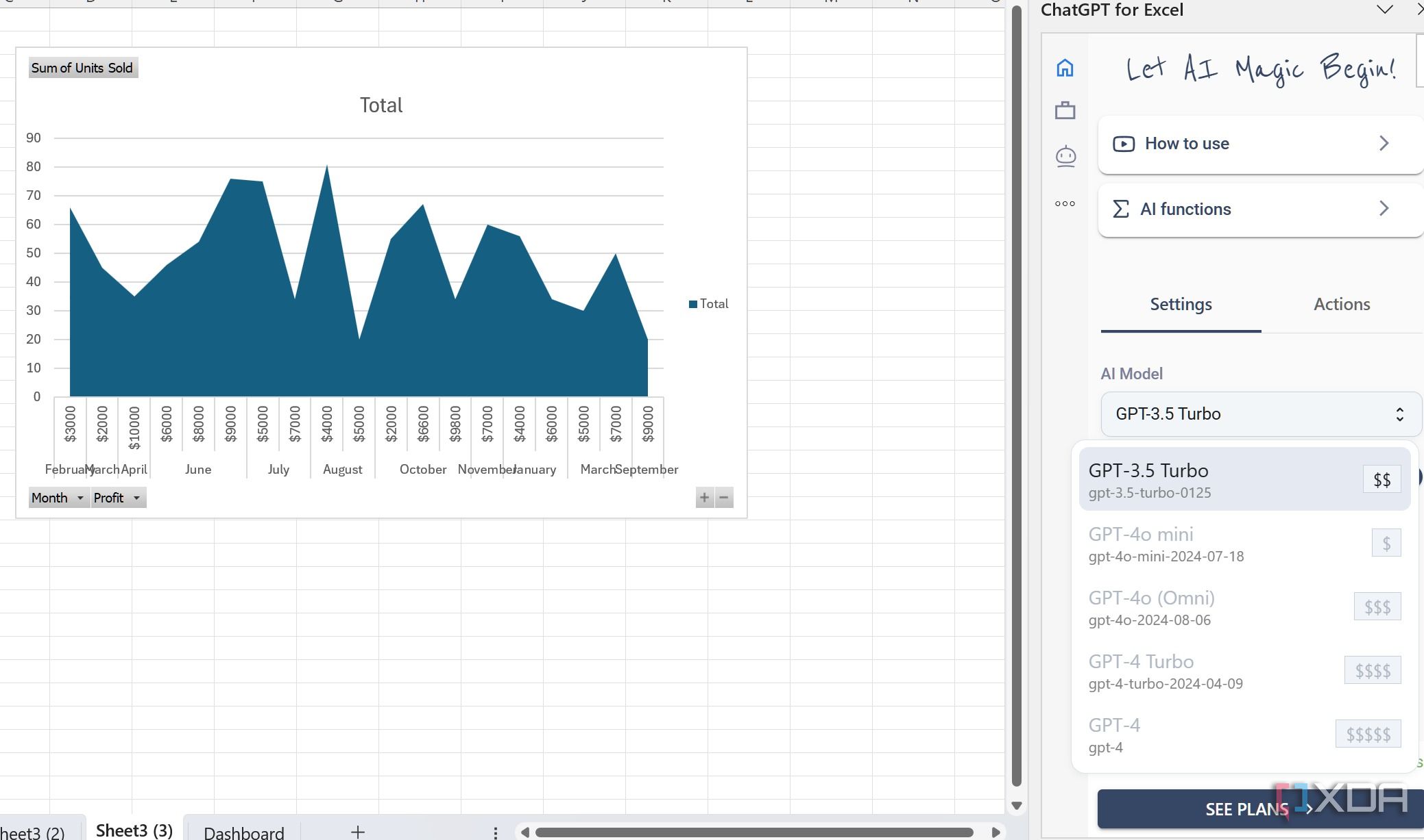 Complemento ChatGPT para Excel