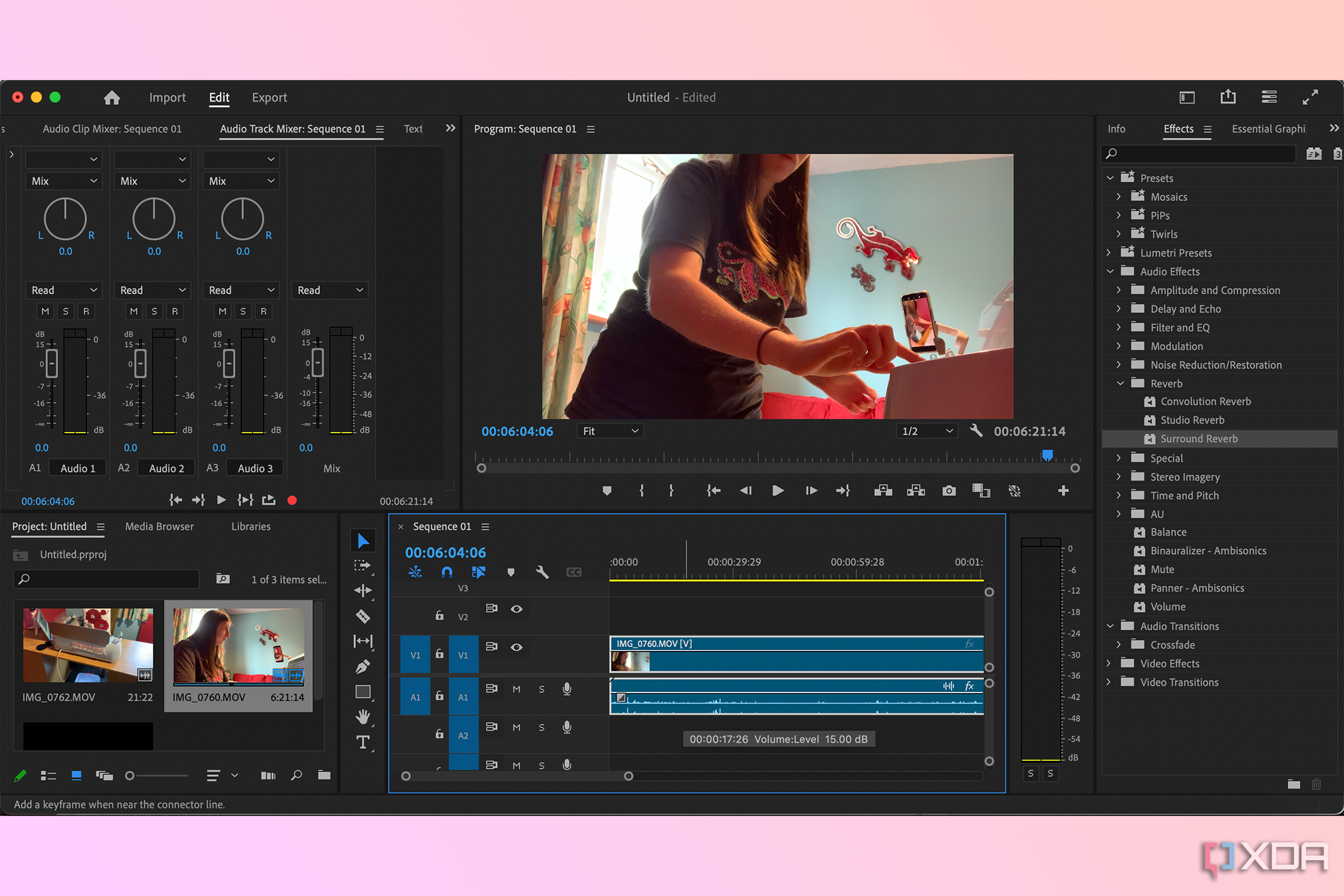 Herramientas de audio de Premiere Pro