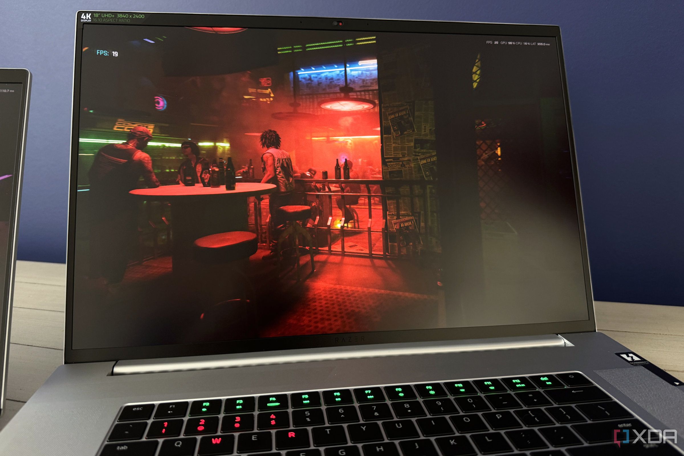 razer blade 18 2024 playing cyberpunk 2077 game