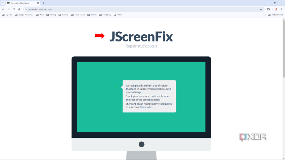 Clickfix Screen How to fix a stuck pixel on your monitor