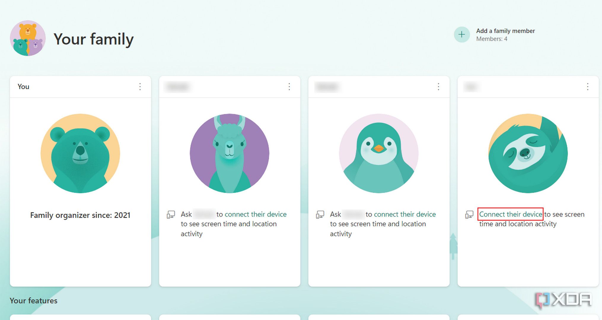 Connect your child's device 