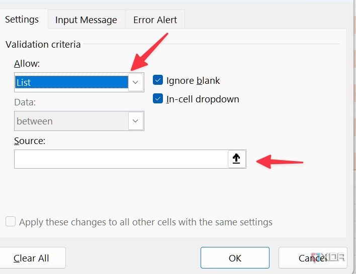 Insertar valores en Excel