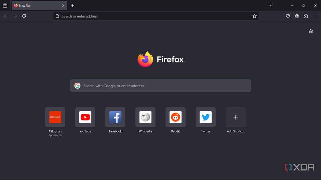 Interfaz de usuario portátil de Firefox