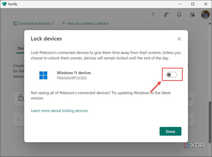 Device Locks Image How to set up and use parental controls on Windows 11