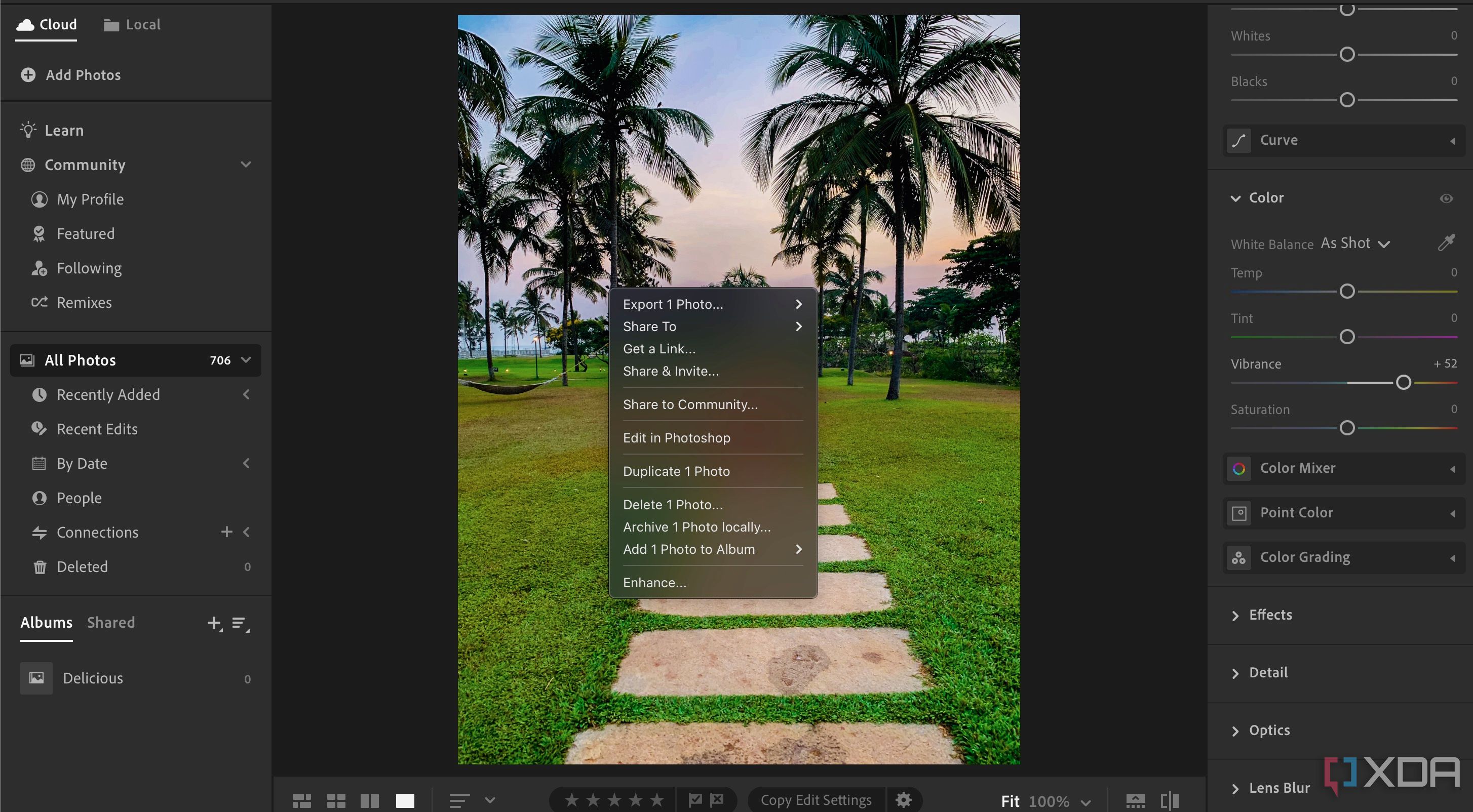 Abrir fotos de Lightroom en Photoshop