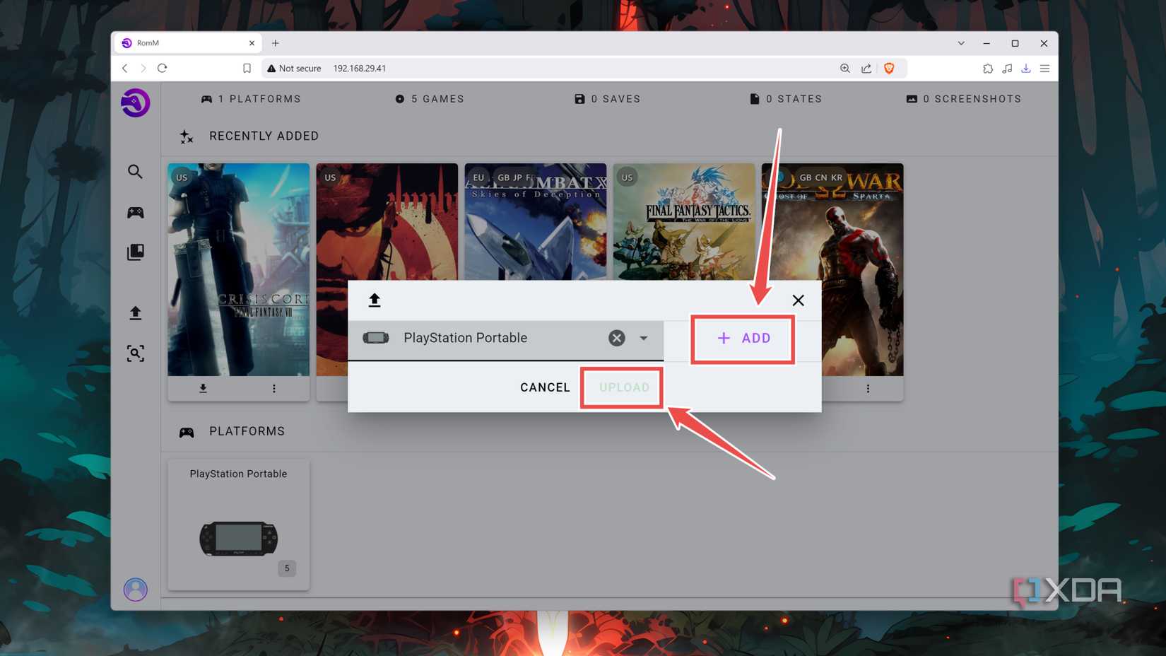 Rom Platform Manage your ROM collection with a self-hosted RomM server