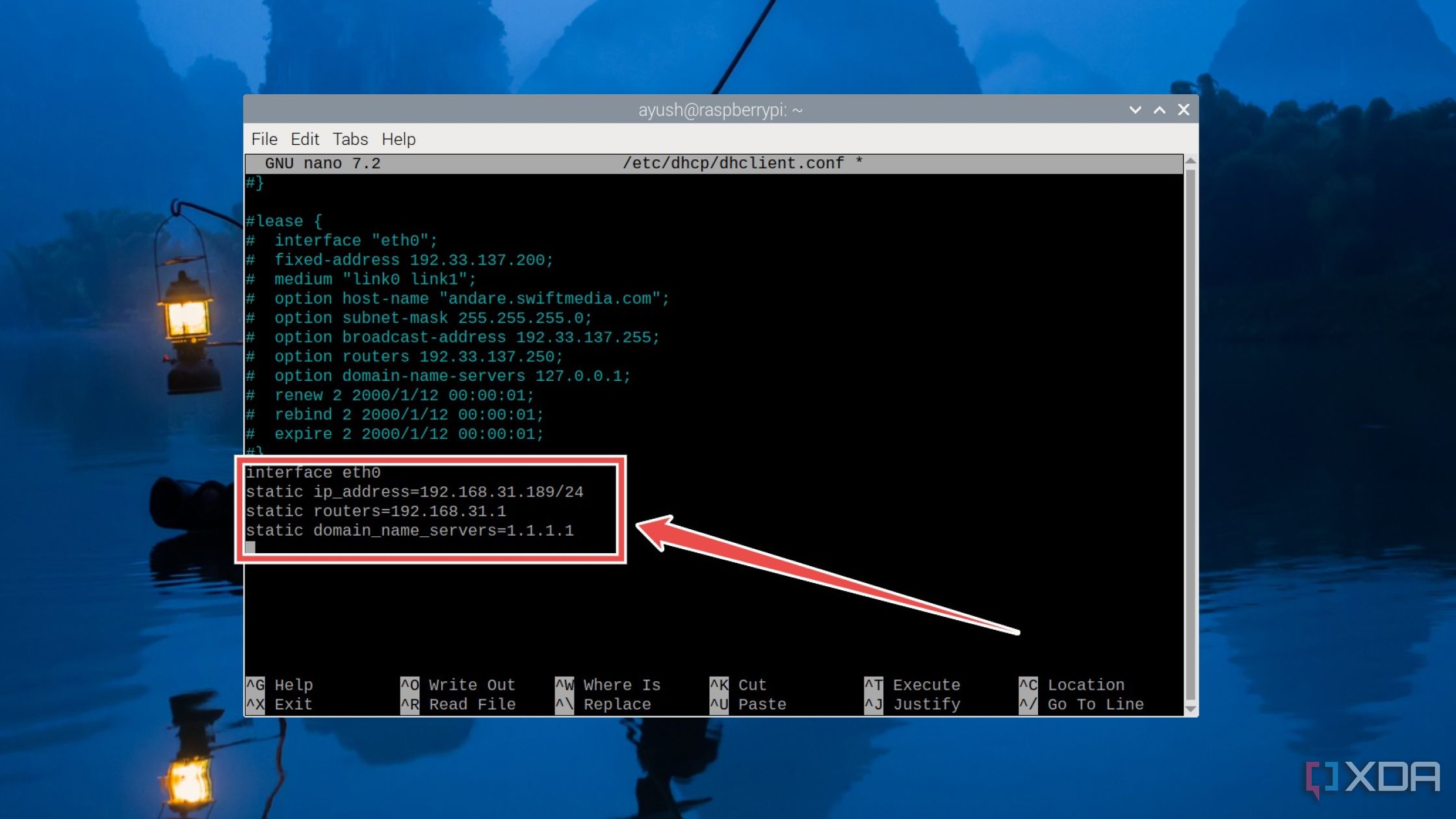 Configurar una IP estática para Raspberry Pi