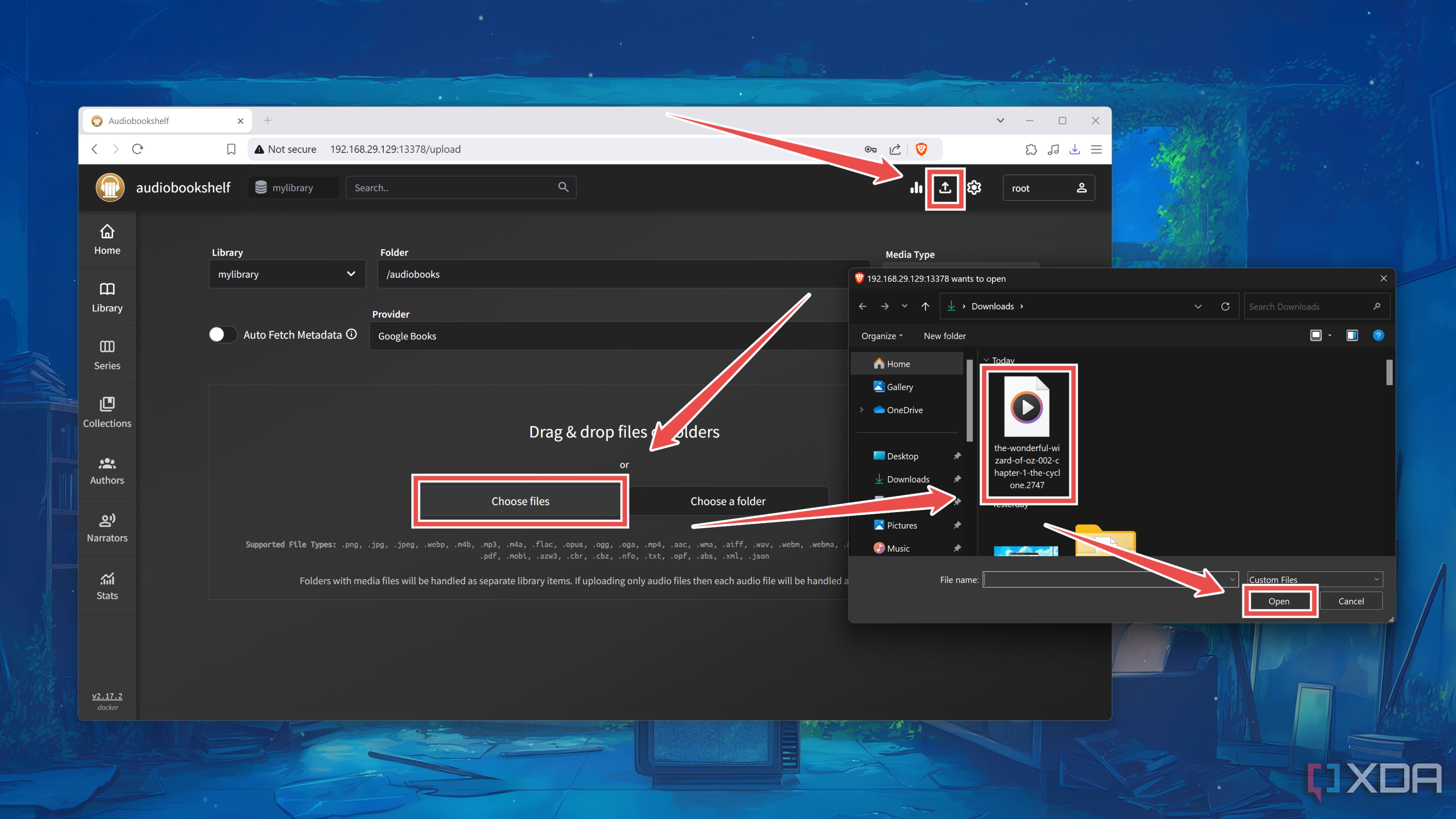 Host your own audiobook and podcast library with Audiobookshelf