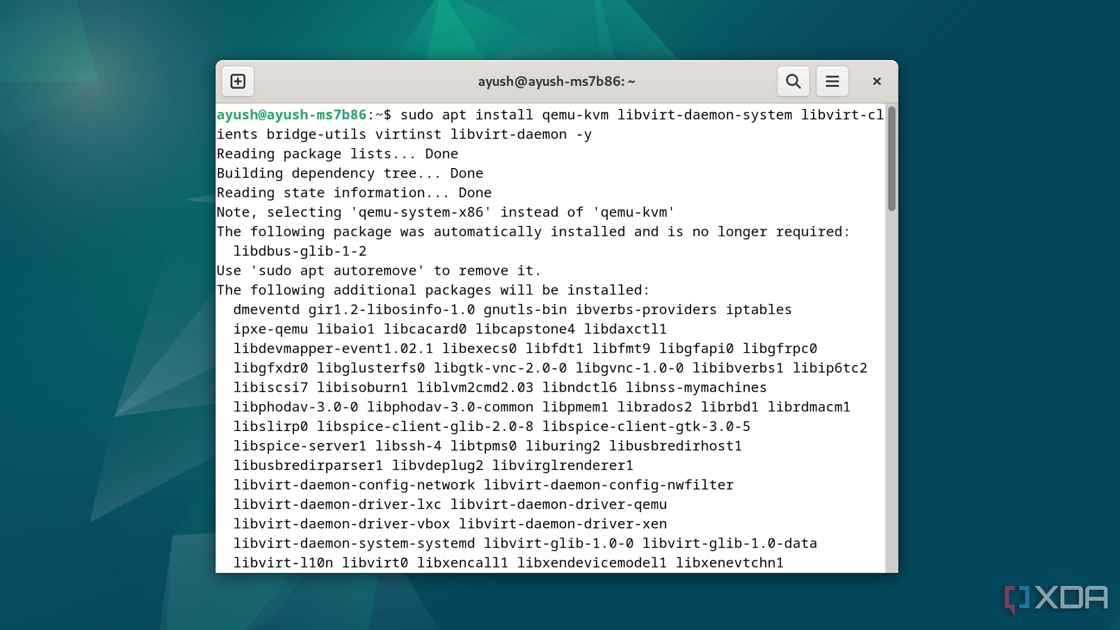 Installing KVM on Debian